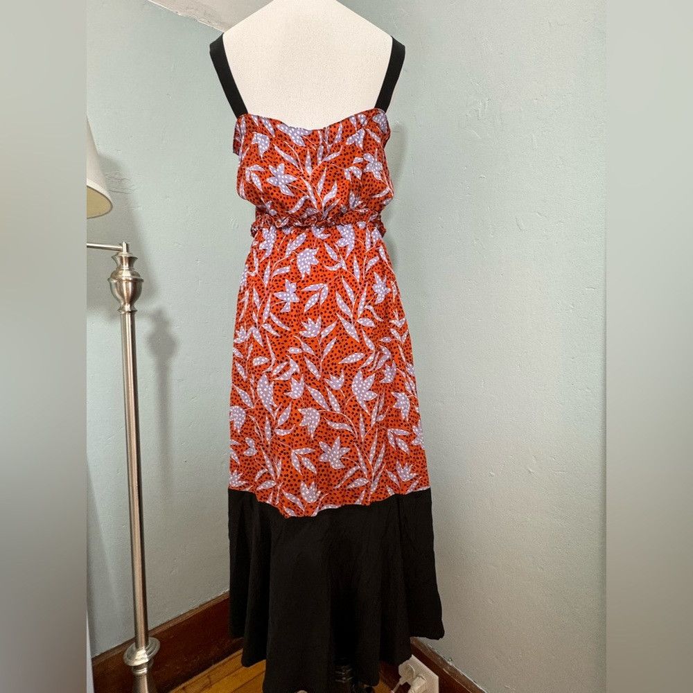 Other Amour Vert Kirstie Silk Midi Tank Dress Sustainable Garment Size XS / US 0-2 / IT 36-38 - 4 Thumbnail
