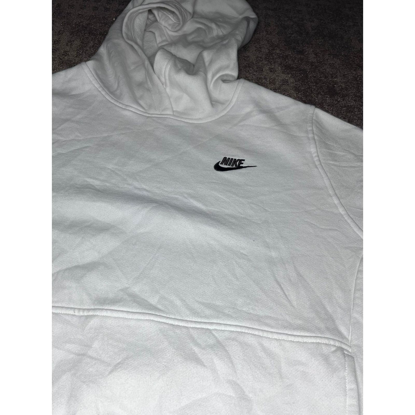 Nike 👟 Nike Embroidered Mini Swoosh Hoodie –With Size L Size US L / EU 52-54 / 3 - 4 Thumbnail