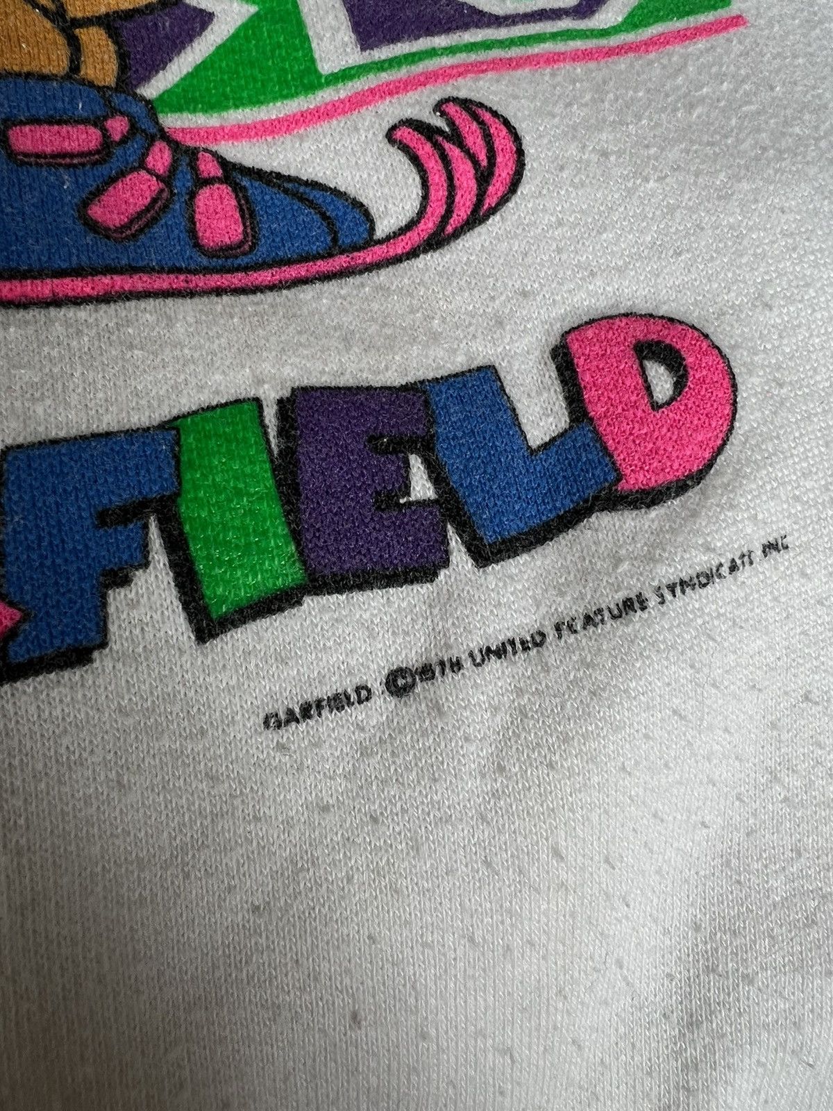 Band Tees Vintage Garfield 1978 World Famous Movie Sweatshirt 70s Size US M / EU 48-50 / 2 - 5 Thumbnail
