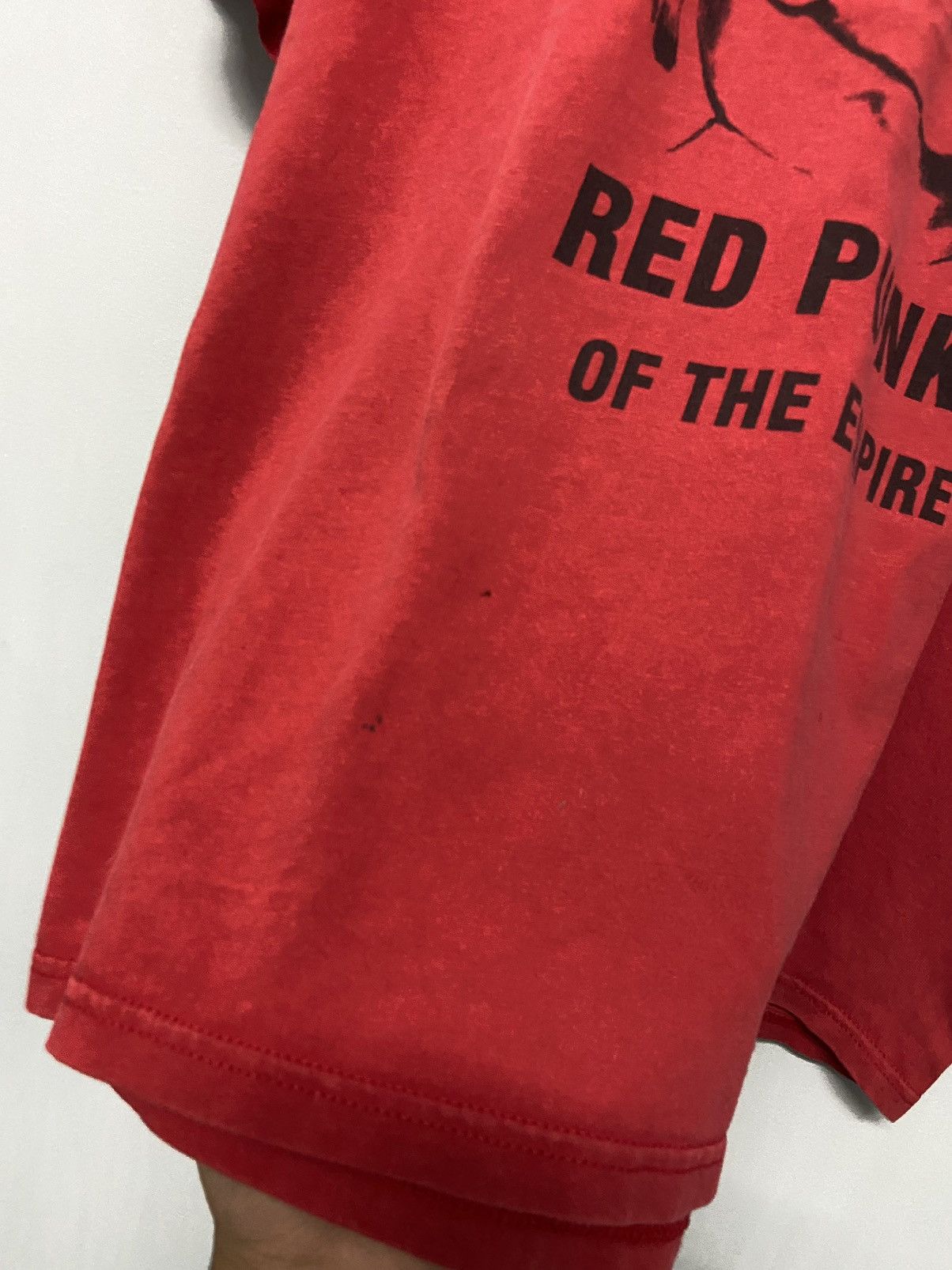 Band Tees × Vintage Vintage Red Punks Of The Empire Vladimir Lenin Band Tour Size US XXL / EU 58 / 5 - 8 Thumbnail