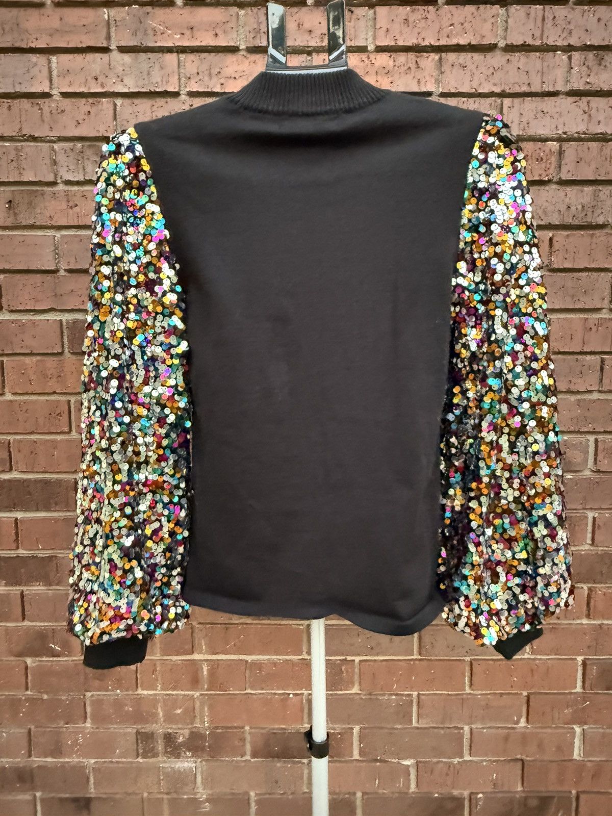 Other A. Calin Flying Tomato Sequin Balloon Sleeve Sweater Size M / US 6-8 / IT 42-44 - 6 Thumbnail
