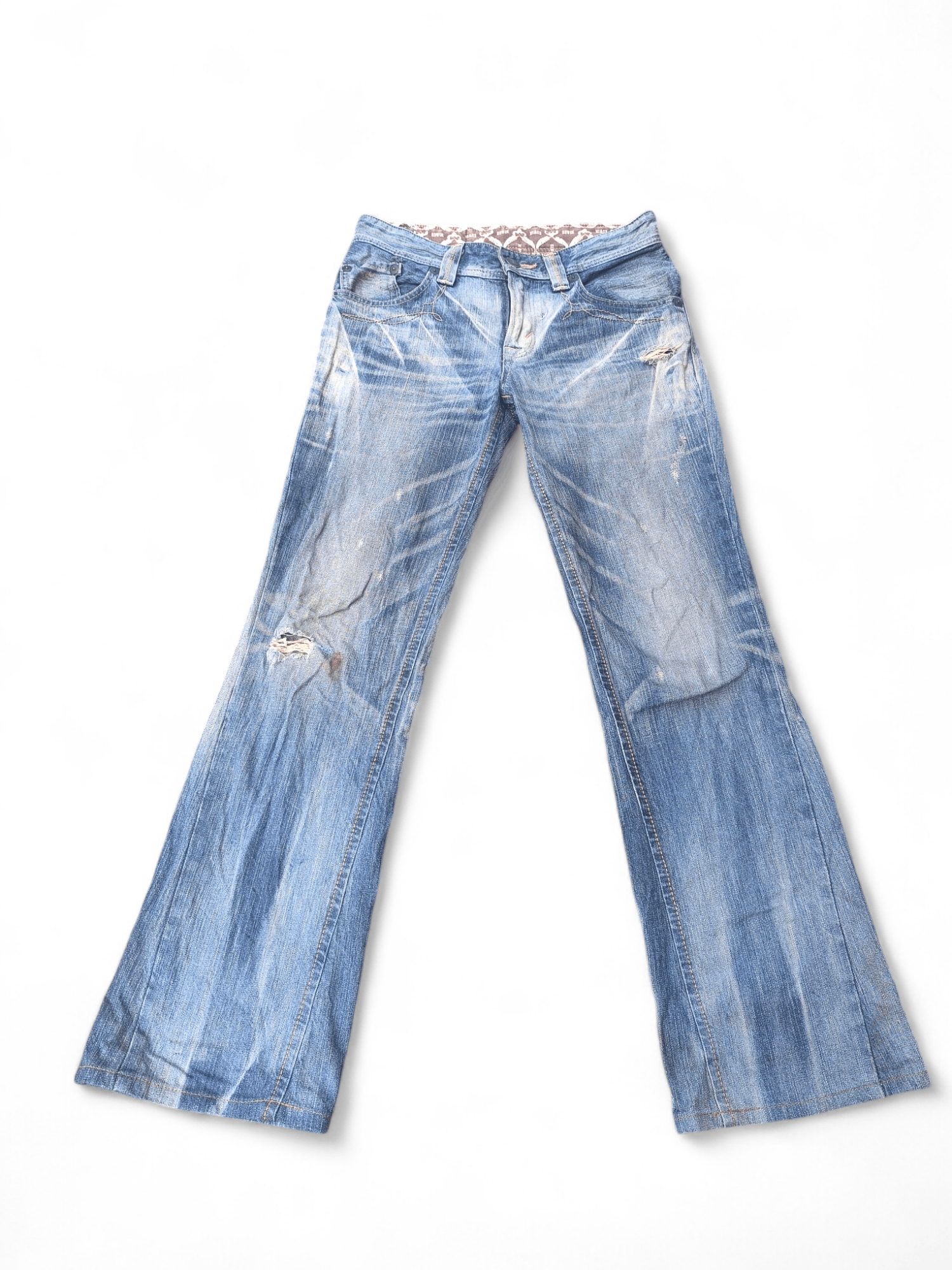 Edwin × Japanese Brand × Le Grande Bleu (L.G.B.) EDWIN ROCKERS BOOTCUT FLARE JEANS NAVAJO Size US 31 - 8 Thumbnail