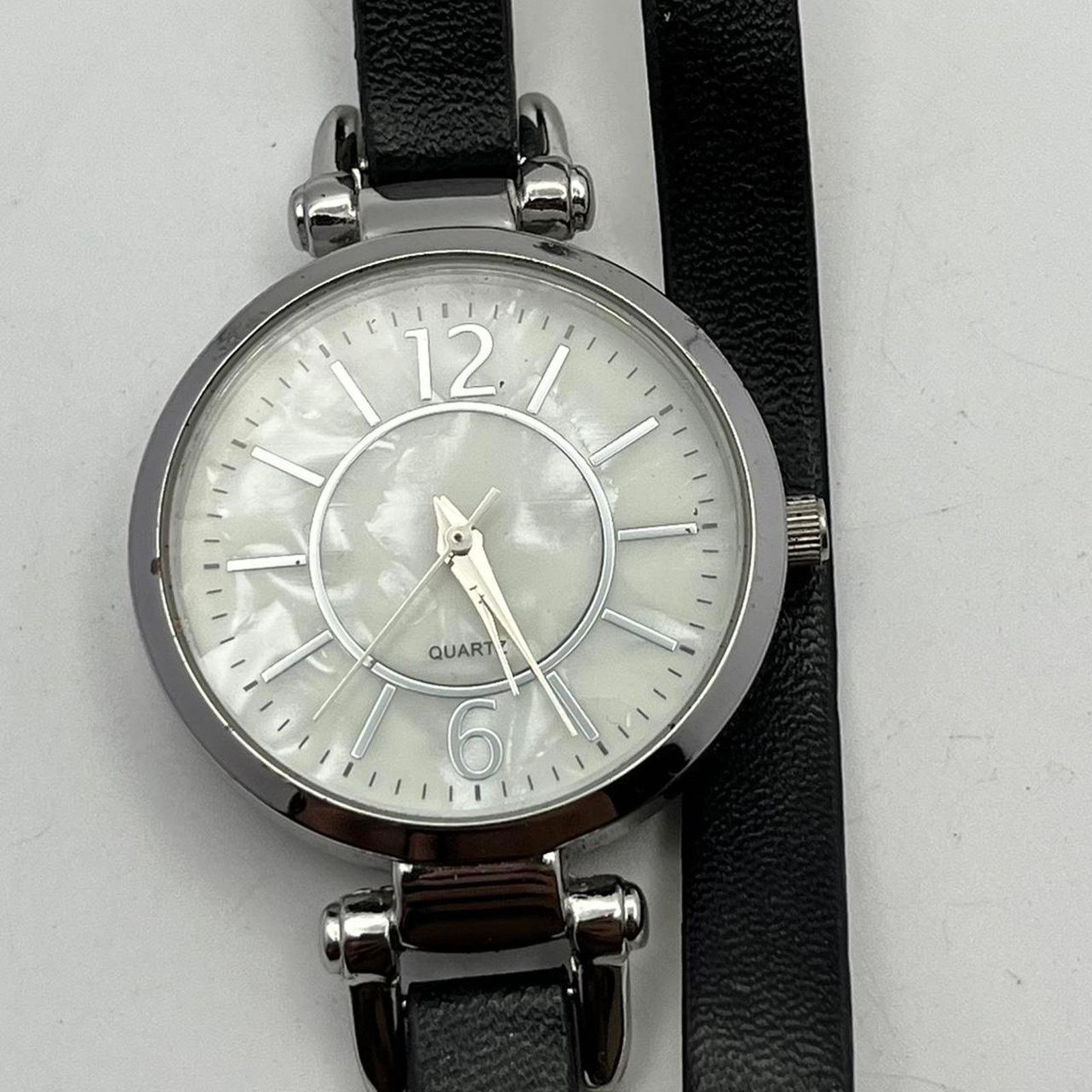 Other Silver & Black Quartz Watch Size ONE SIZE - 1 Thumbnail