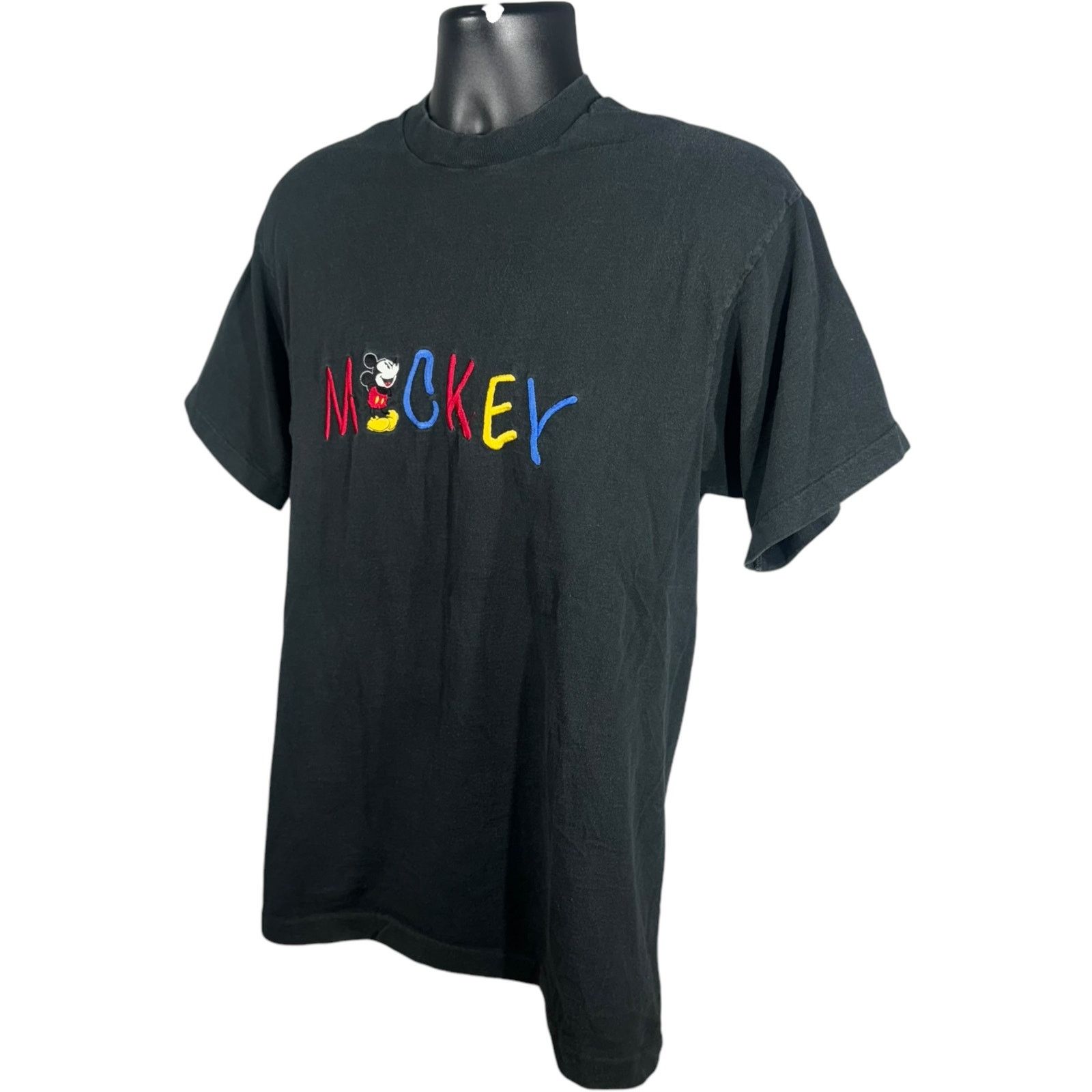 Vintage Vintage Mickey & Co. Mickey Spellout Tee Size US L / EU 52-54 / 3 - 3 Thumbnail