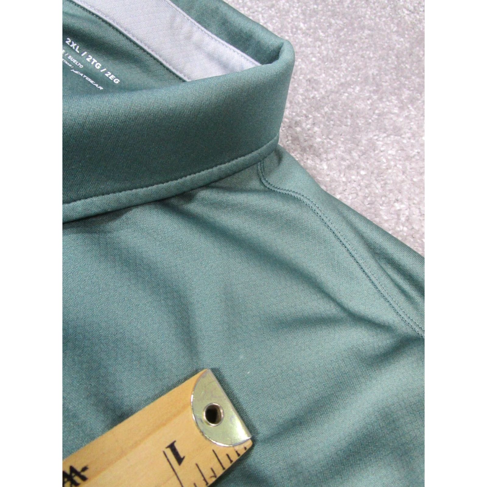 Under Armour Under Armour HeatGear Polo Shirt 2XL Green Fishing Fish Mens Size US XXL / EU 58 / 5 - 5 Thumbnail