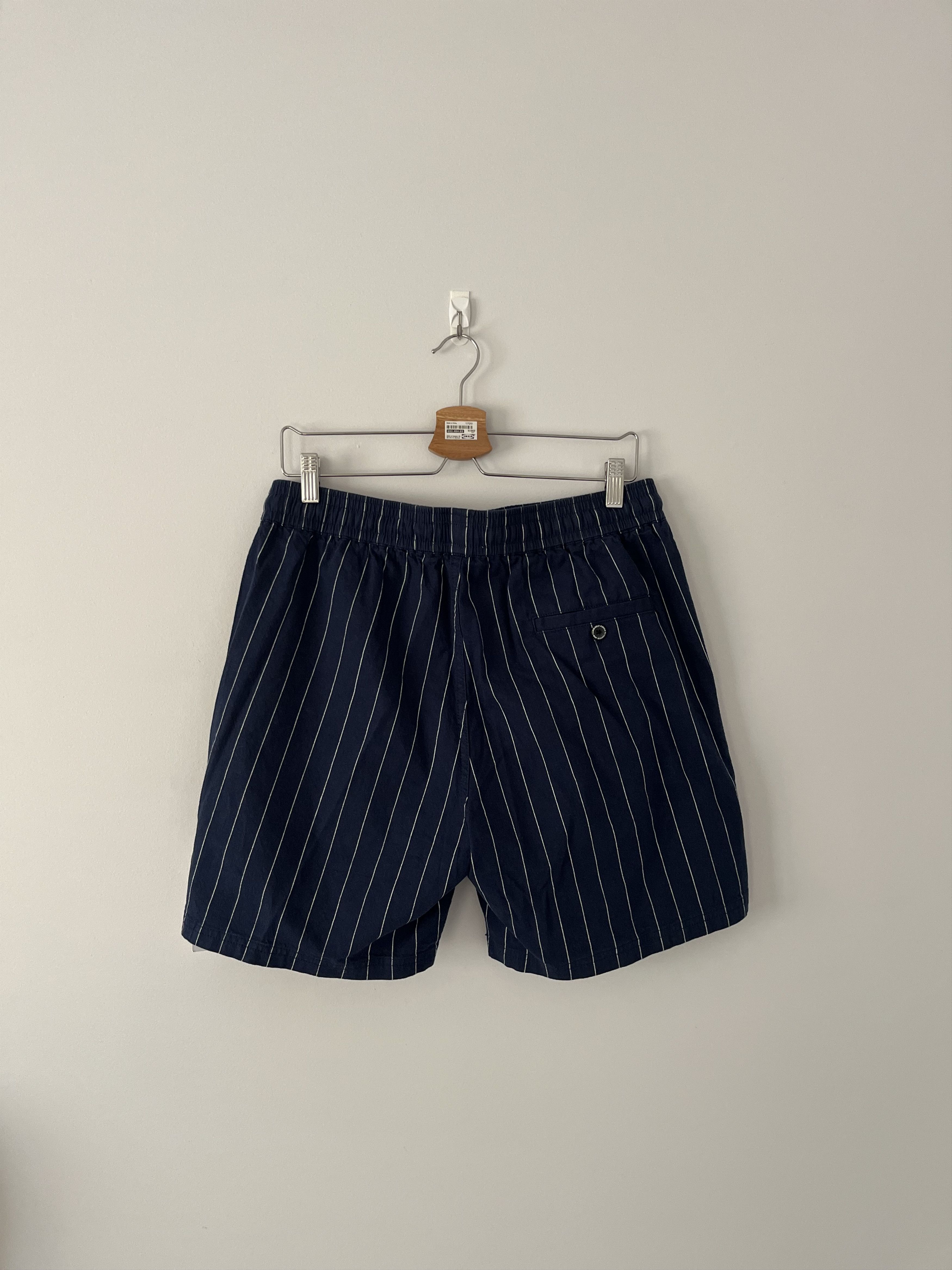 I Love Ugly Navy Striped Shorts Size US 34 / EU 50 - 2 Thumbnail