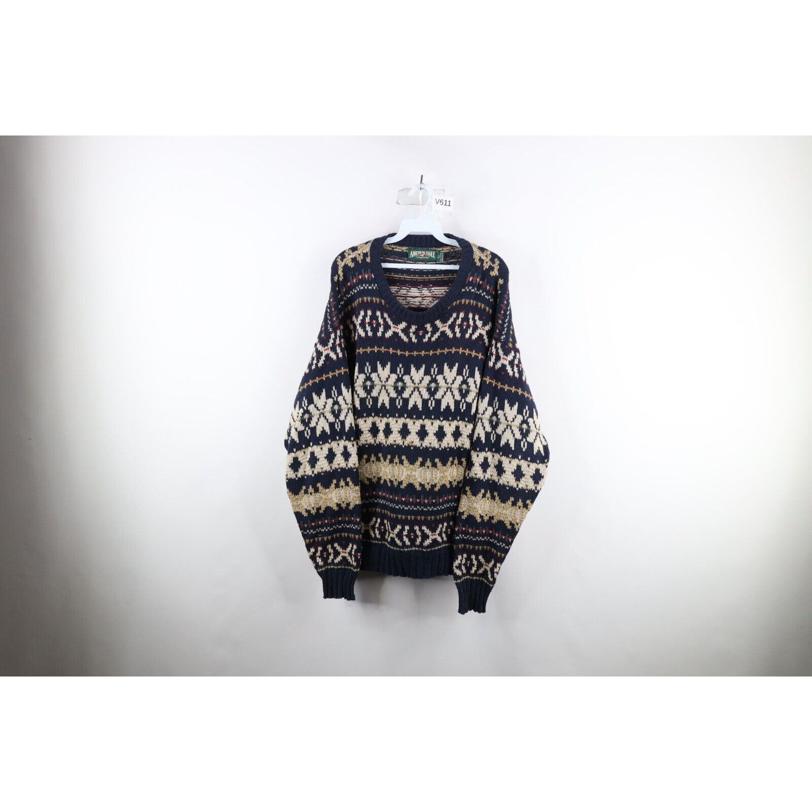 Vintage 90s American Eagle Outfitters Fair Isle Knit Sweater