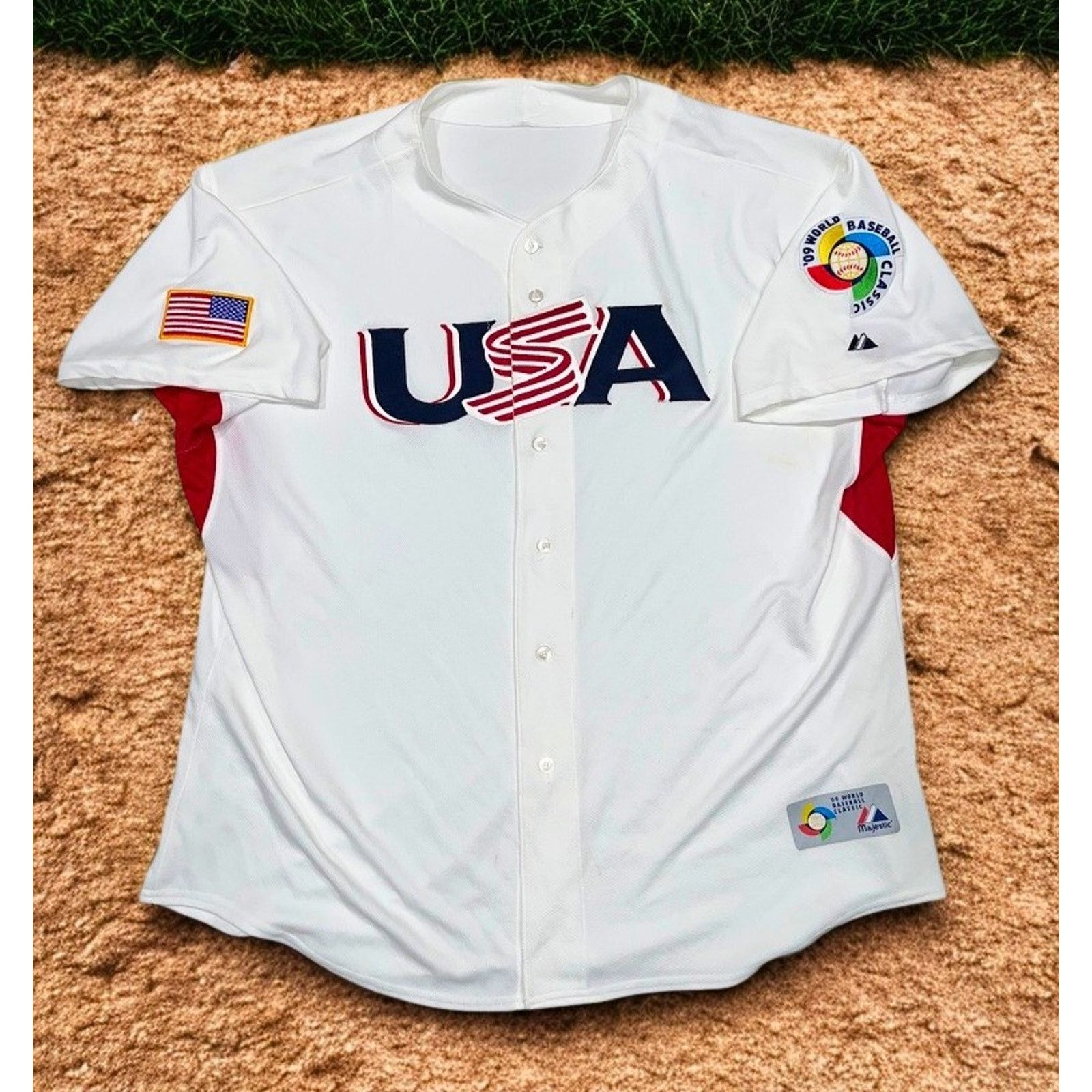 Majestic Team USA 2006 WBC Jersey Majestic Authentic Sz 60 (3XL