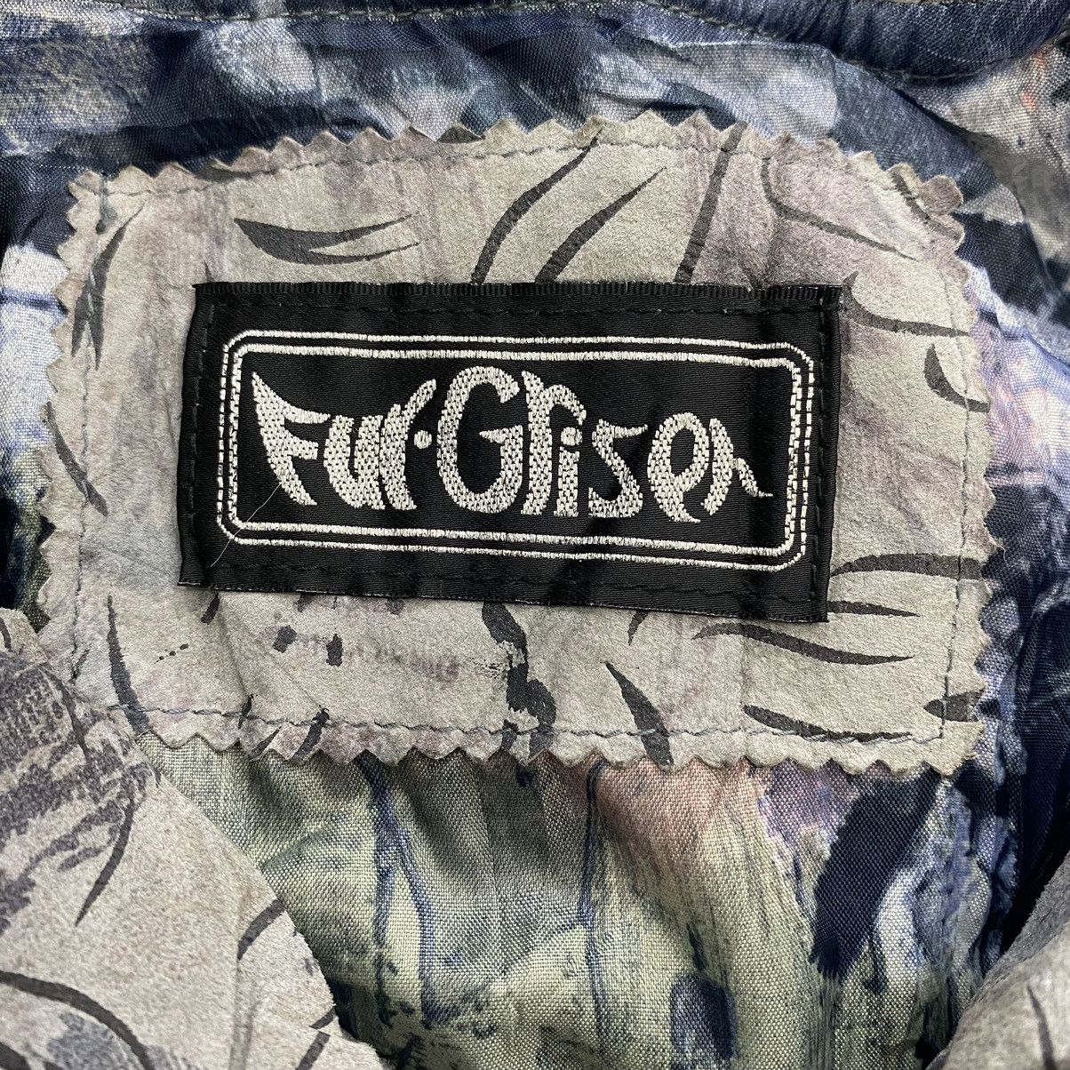 Vintage Vintage FUR GRISER VIER Overprint Design Grey Parka Leather Size XL / US 12-14 / IT 48-50 - 3 Thumbnail