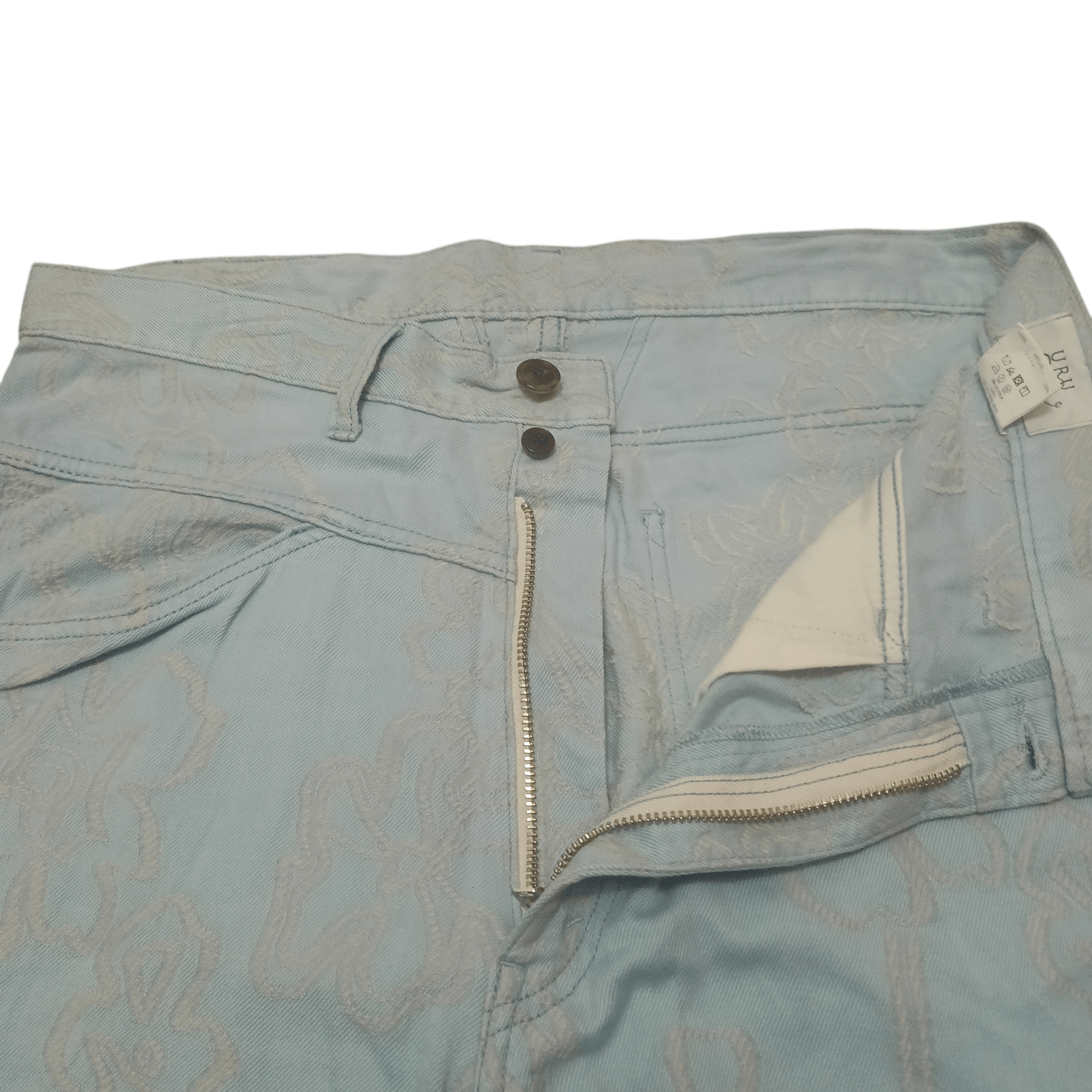 Uru Japanese URU Tokyo flower logo baggy style pants Size US 36 / EU 52 - 3 Thumbnail