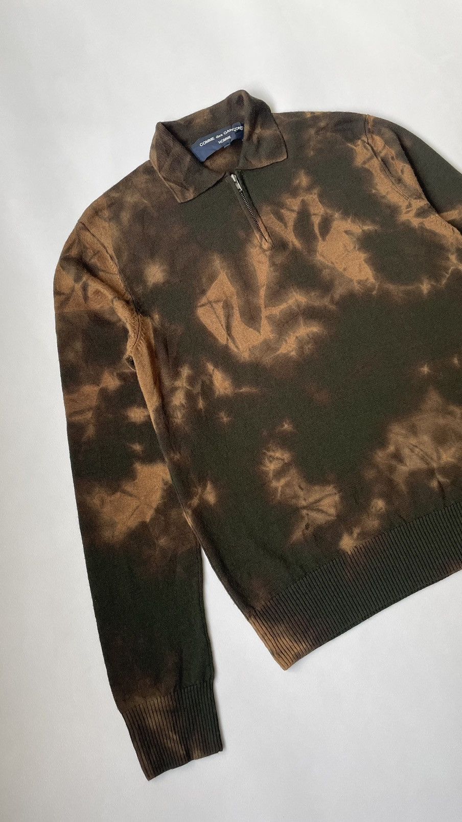 Comme des Garcons A/W 04 Camo Tie Dye Wool Sweater Size US M / EU 48-50 / 2 - 5 Thumbnail