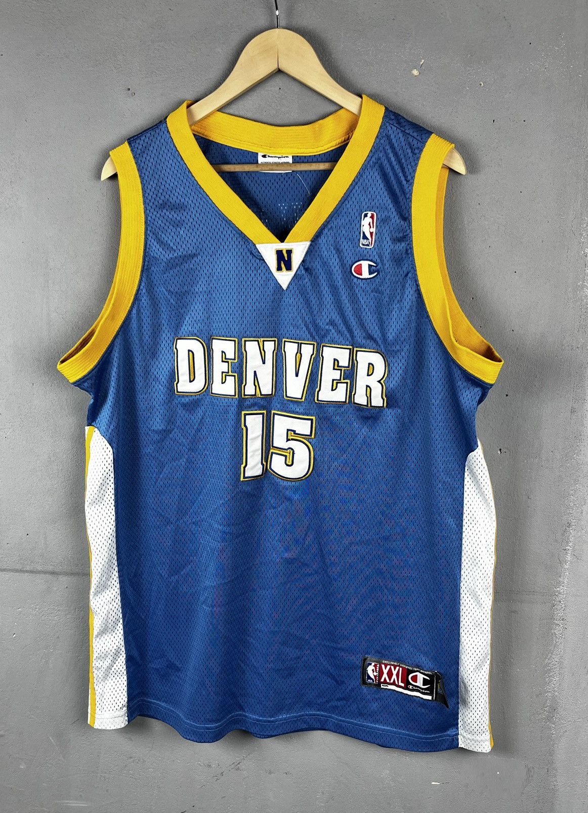 NBA Champion Vintage 90s Denver Nuggets #15 Carmelo Anthony Size US XXL / EU 58 / 5 - 1 Thumbnail