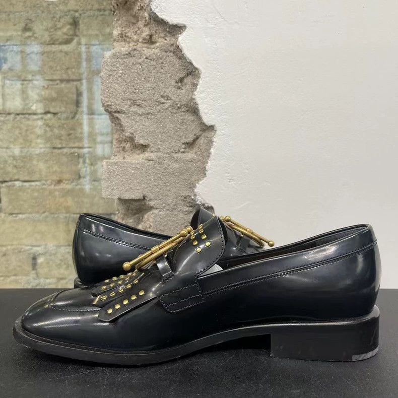 Dior Dior Men's Leather Shoes with Studs-2506 Size US 6.5 / EU 39-40 - 5 Thumbnail