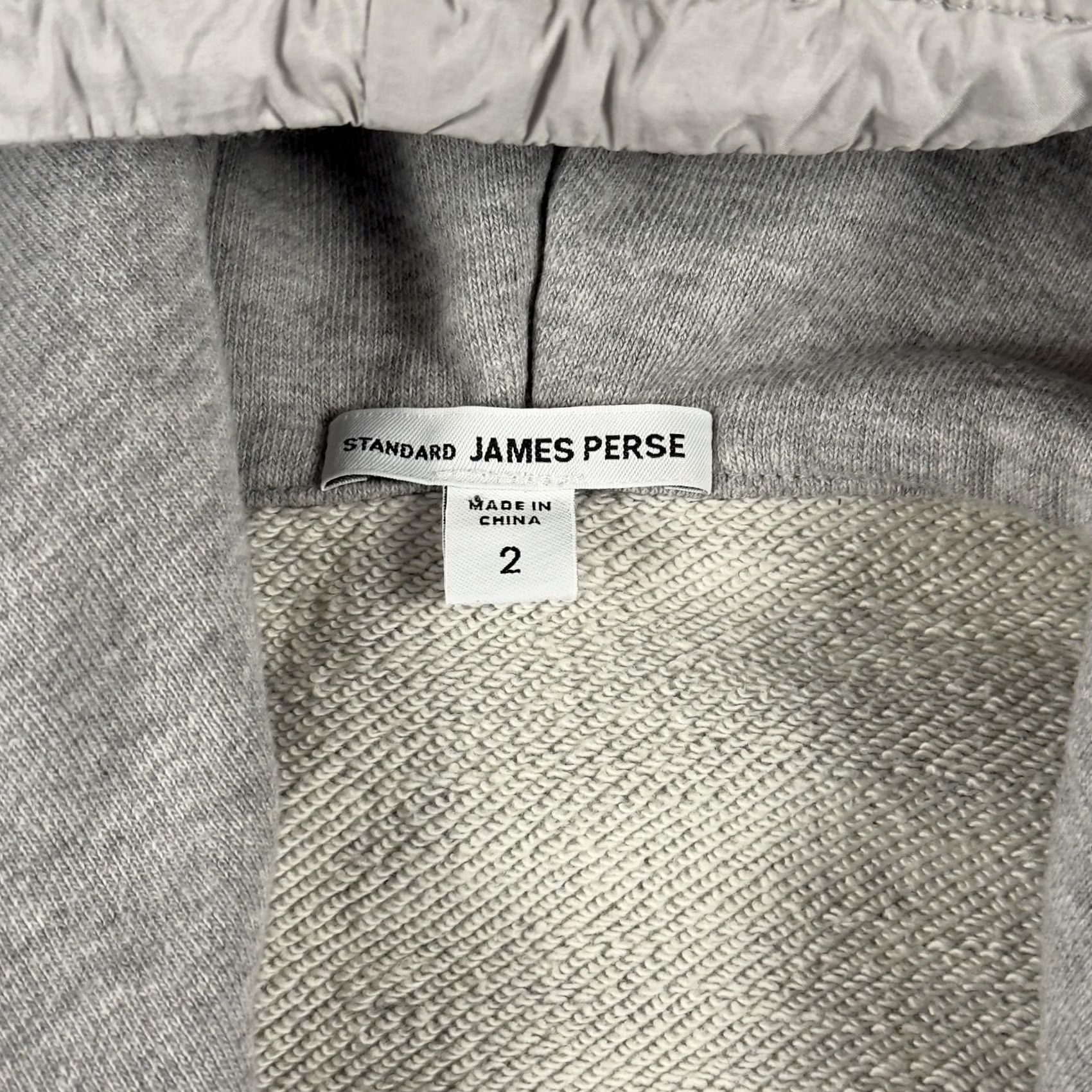 James Perse James Perse Hoodie Jacket Gray Womens Size 2 Full Zip Terry Quilted Panel Size XS / US 0-2 / IT 36-38 - 2 Thumbnail