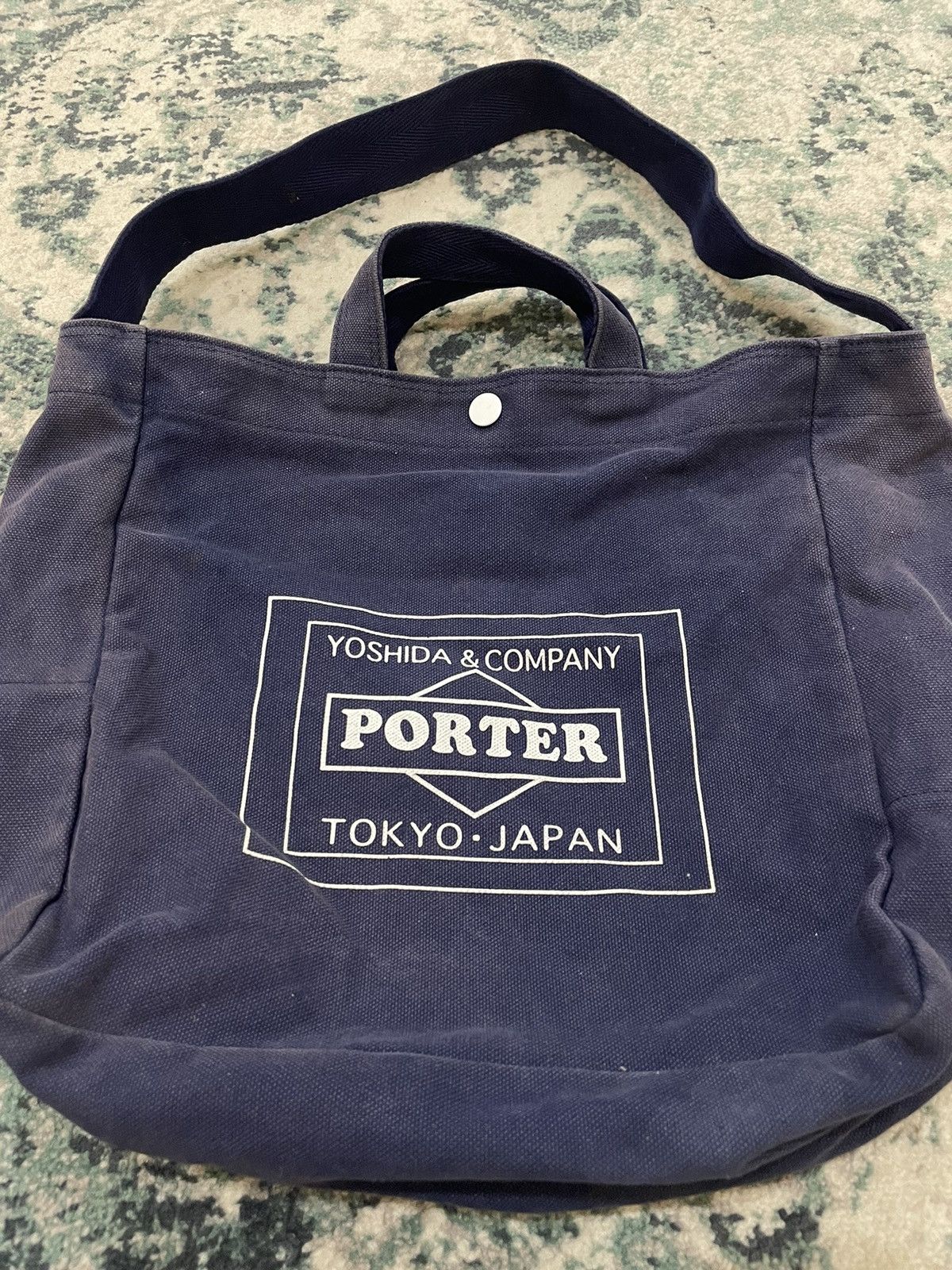 Porter Yoshida Porter Tokyo X Lower Case Blue Logo Sling Bag Size ONE SIZE - 4 Thumbnail
