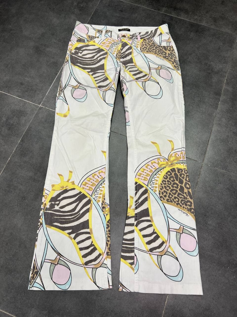 Vintage Roberto Cavalli Psychadelic print Pants