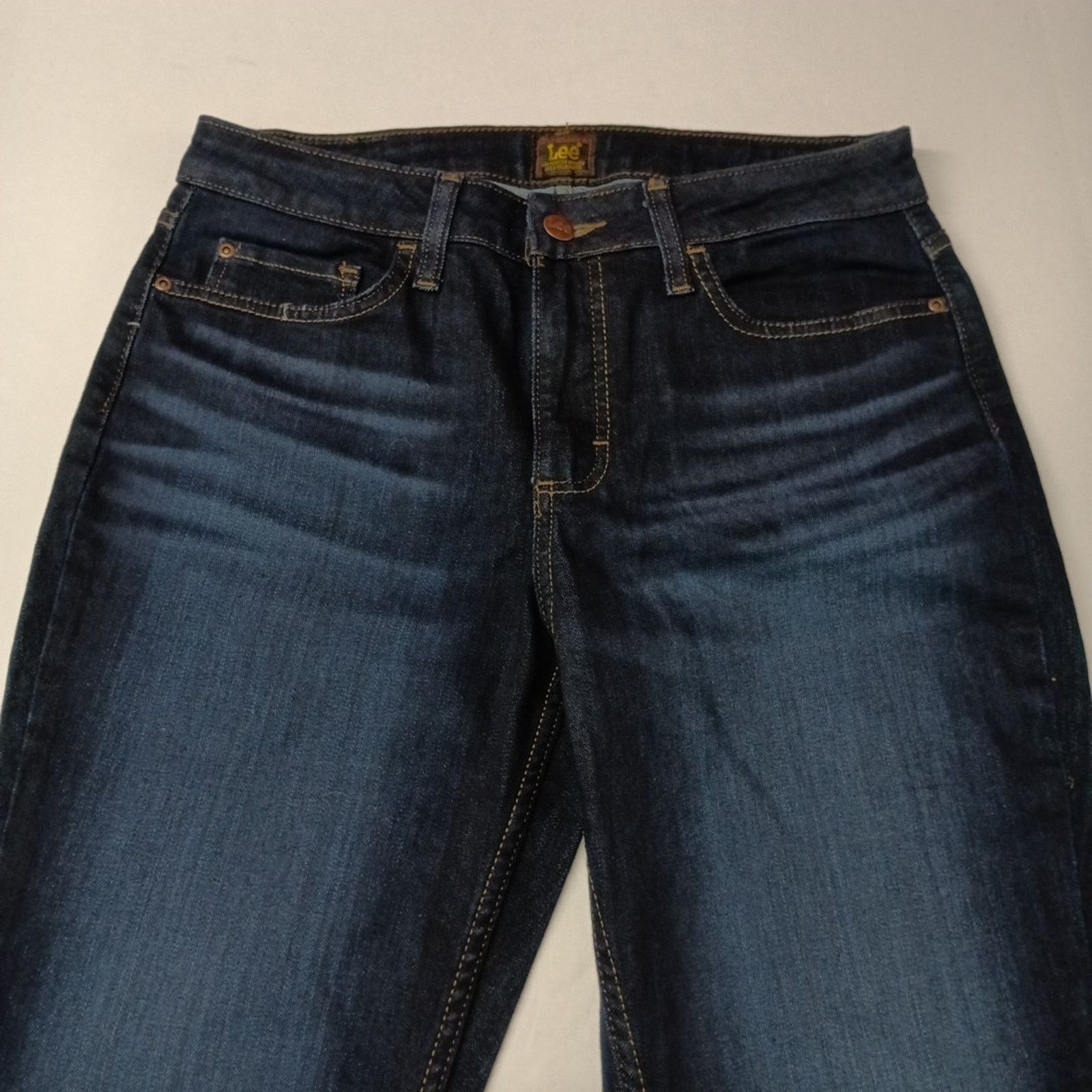 Lee Lee Straight Leg Jeans Women's 10 Long Size 30x31 Blue Size 32" / US 10 / IT 46 - 5 Thumbnail