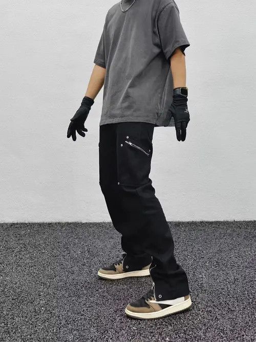 Vintage Cargo Flare Pants Size US 30 / EU 46 - 3 Thumbnail