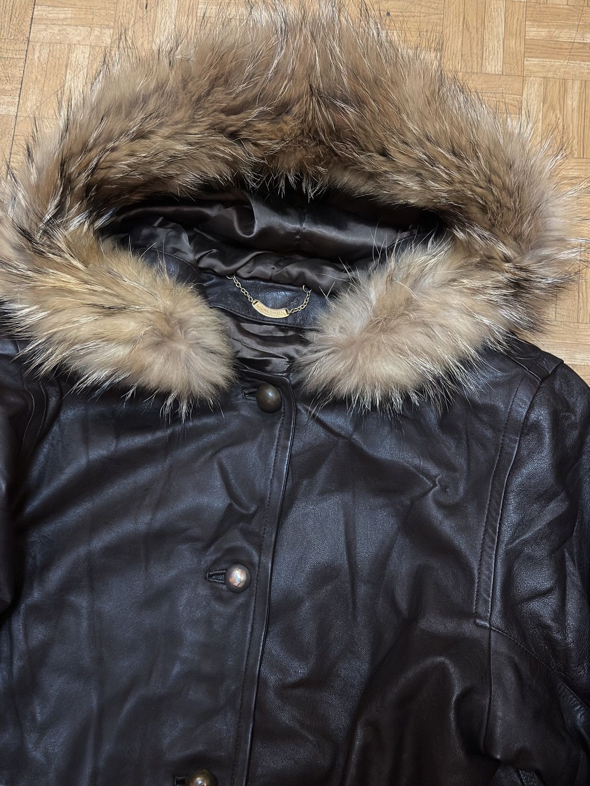 Marina Rinaldi Vintage Marina Rinaldi leather jacket Size M / US 6-8 / IT 42-44 - 4 Thumbnail