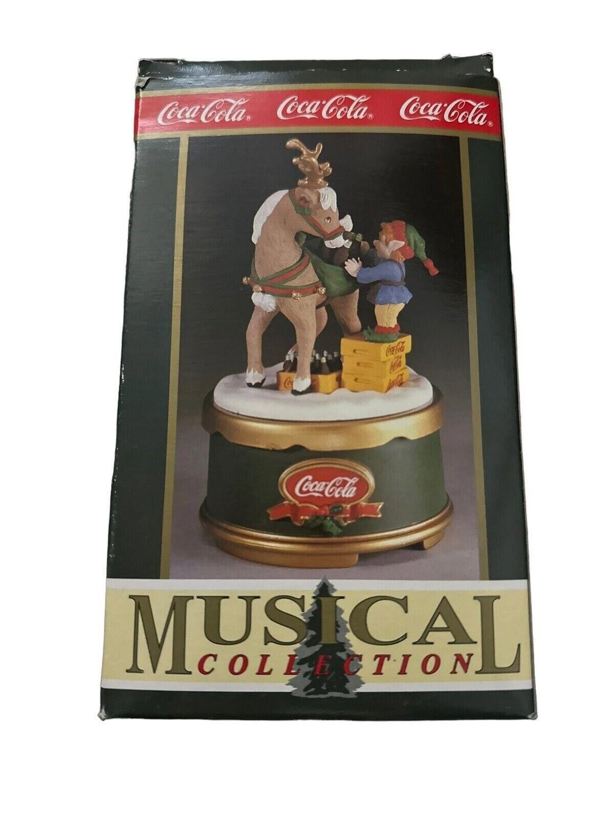 Coca Cola Coca Cola Rotating Musical Collection Ornament 1994 NOS Size ONE SIZE - 1 Thumbnail
