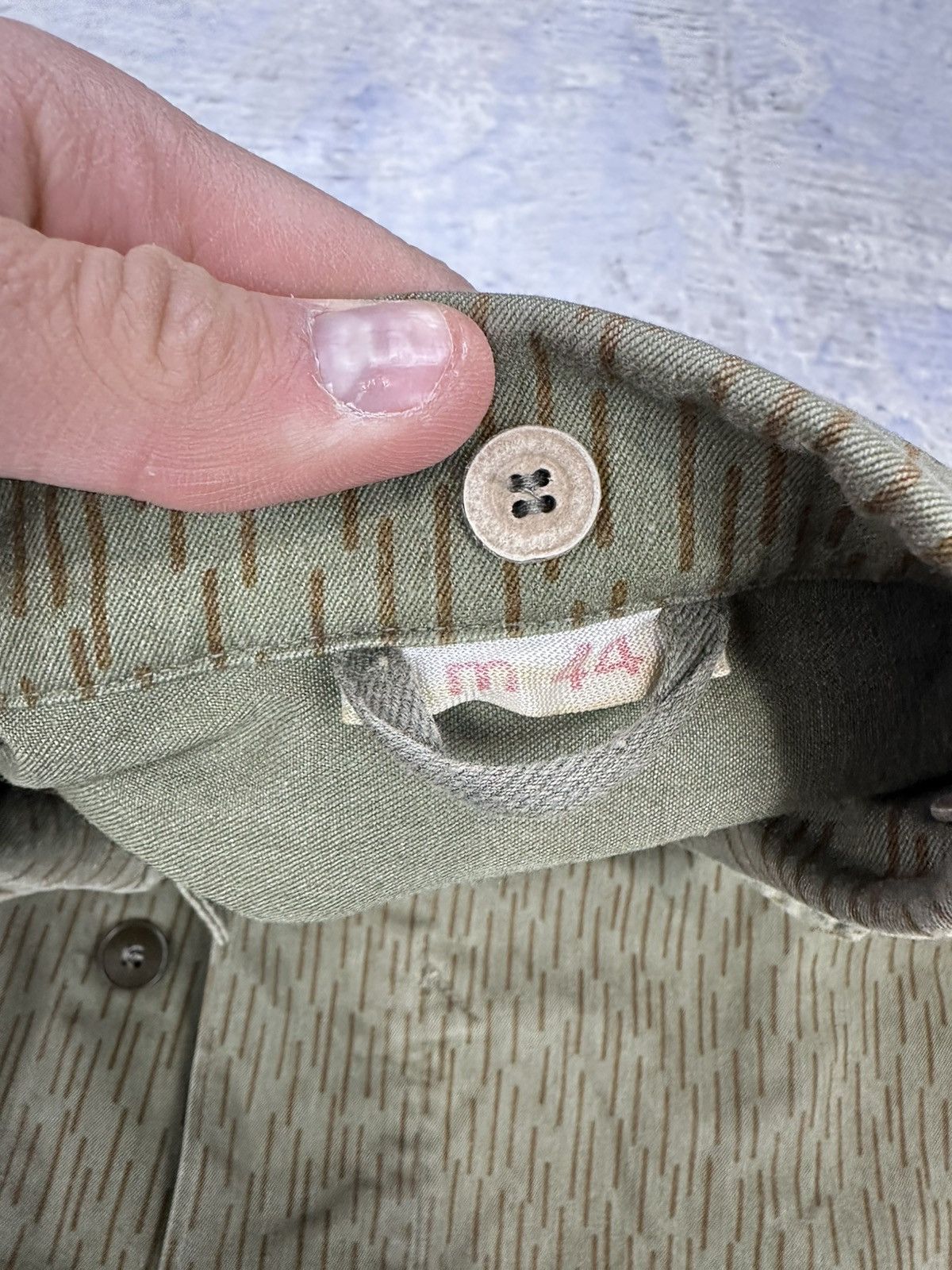 Vintage Vintage Rain Camo jacket military olive green embroidered Size US M / EU 48-50 / 2 - 10 Thumbnail