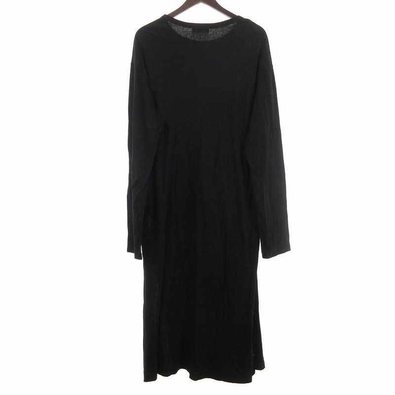 image of Yohji Yamamoto Pour Homme 16Ss Long Cut And Sew in Black, Men's (Size Large)