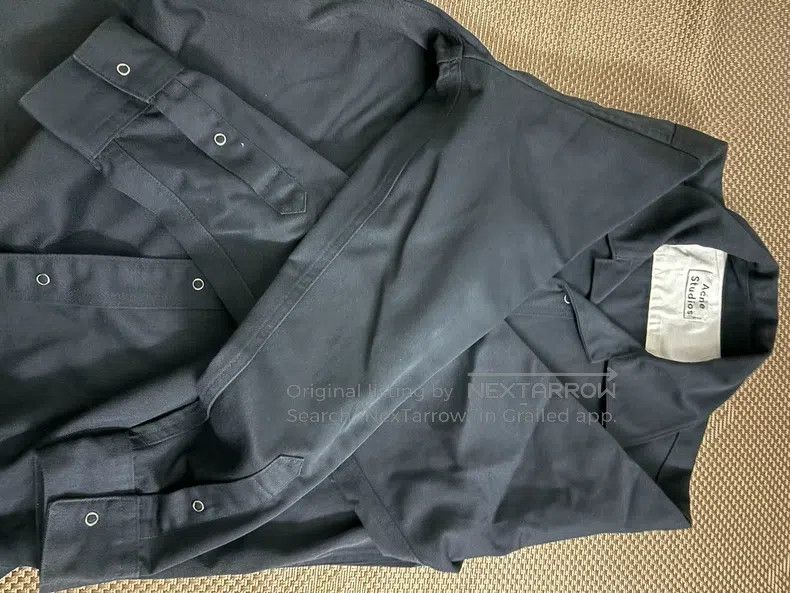 Acne Studios Acne Studios Solid Color Single-Breasted Long Sleeve Shirt Size US M / EU 48-50 / 2 - 4 Thumbnail