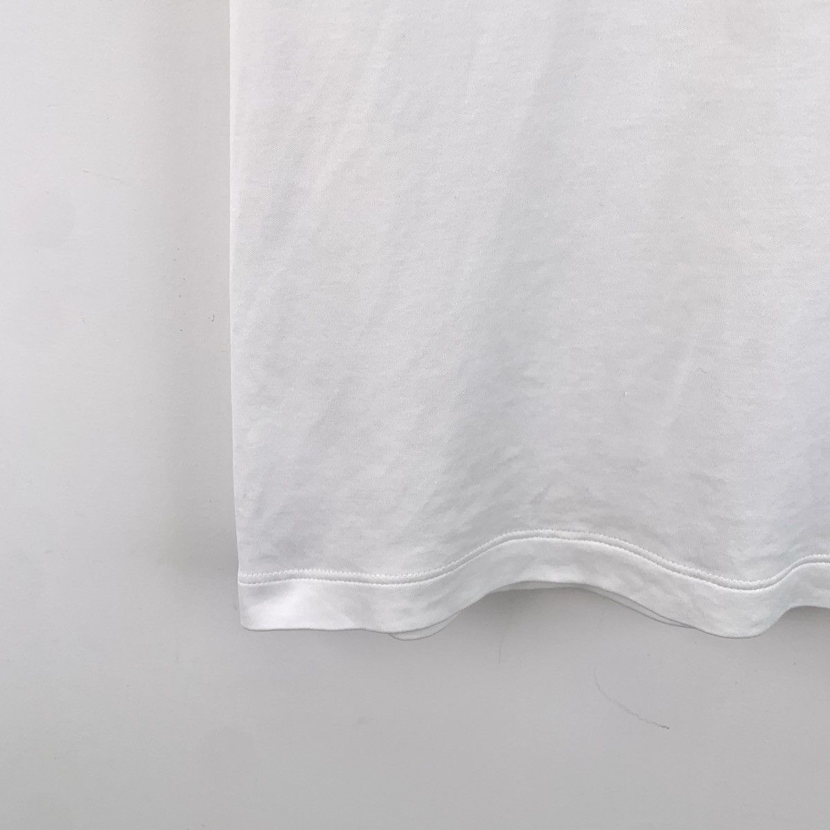 Celine Celine White Logo Letter Printed Cotton Short Sleeve T-Shirt Size XS / US 0-2 / IT 36-38 - 5 Thumbnail