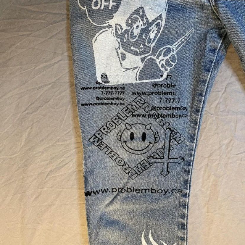 Other × Vintage Authentic Problem Boy (Problem6oy) Jeans Size US 29 - 3 Thumbnail