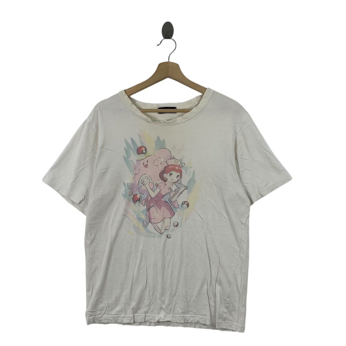 Pokemon POKEMON TRAINERS CENTER Lady Canvas Nintendo Tee Shirt Top Size M / US 6-8 / IT 42-44 - 1 Thumbnail