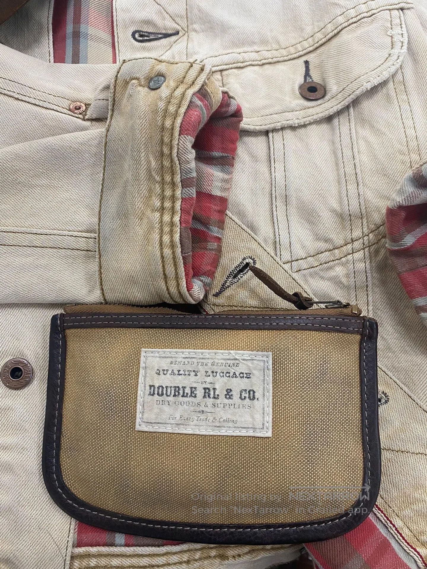 RRL Ralph Lauren RRL Vintage Military Canvas Wallet. Size ONE SIZE - 5 Thumbnail