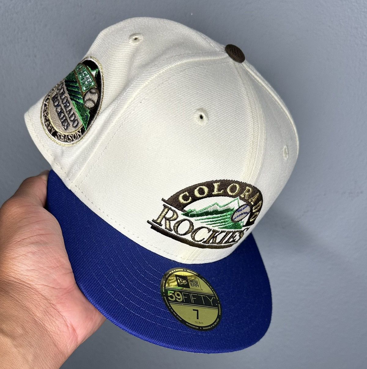 New Era Colorado Rockies Off White/Blue Tan UV Size ONE SIZE - 1 Preview