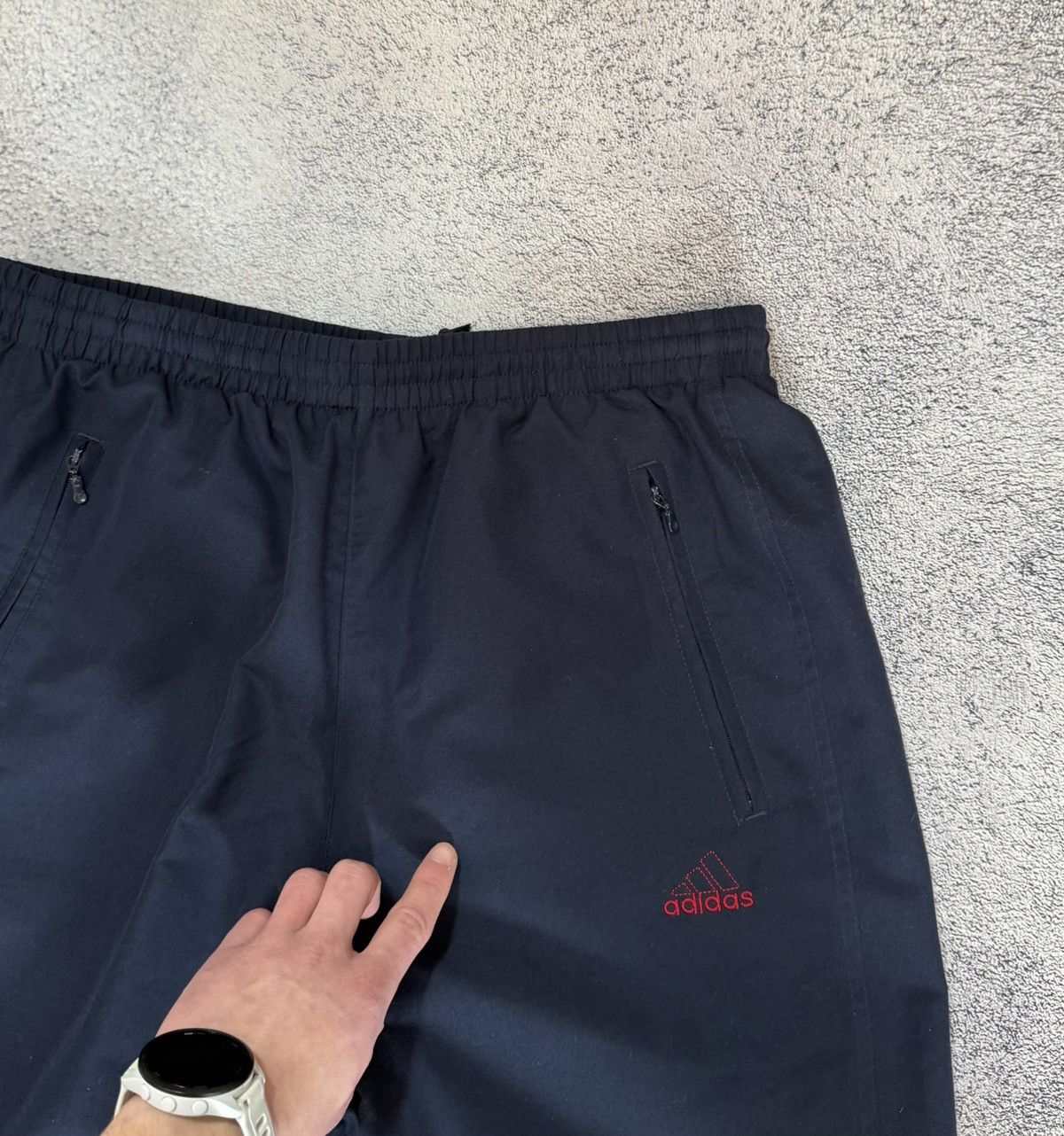 Adidas Vintage Adidas Tracksuit Men L XL Navy Blue Y2K 2003 UK42/44 Size US L / EU 52-54 / 3 - 23 Thumbnail