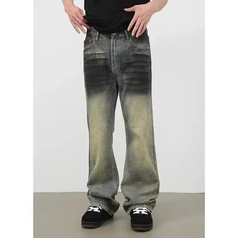 Japanese Brand Loose straight tube micro flared jeans Size US 32 / EU 48 - 1 Thumbnail