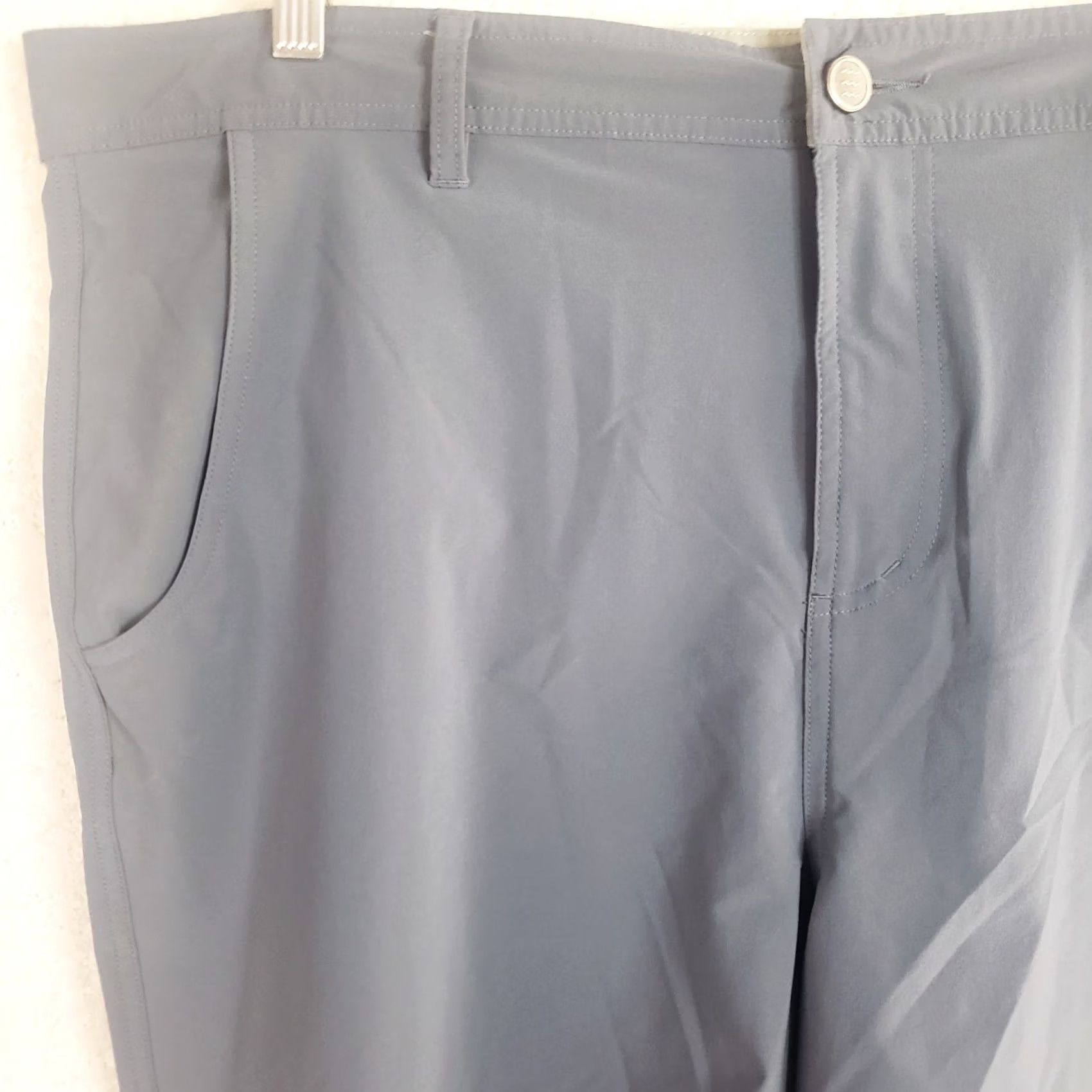 Vintage Free Fly Men 40x8 Dark Gray Performance Fishing Chino Sportswear Shorts Size US 40 / EU 56 - 2 Thumbnail