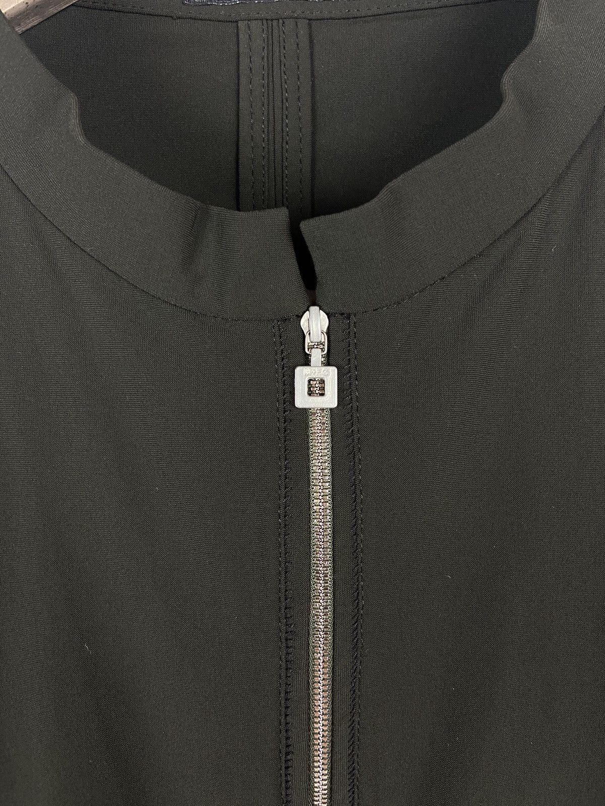 Designer × Marithe + Francois Girbaud Marithe Francois Girbaund Avant-Garde Khaki Zip Jacket Size M / US 6-8 / IT 42-44 - 9 Thumbnail