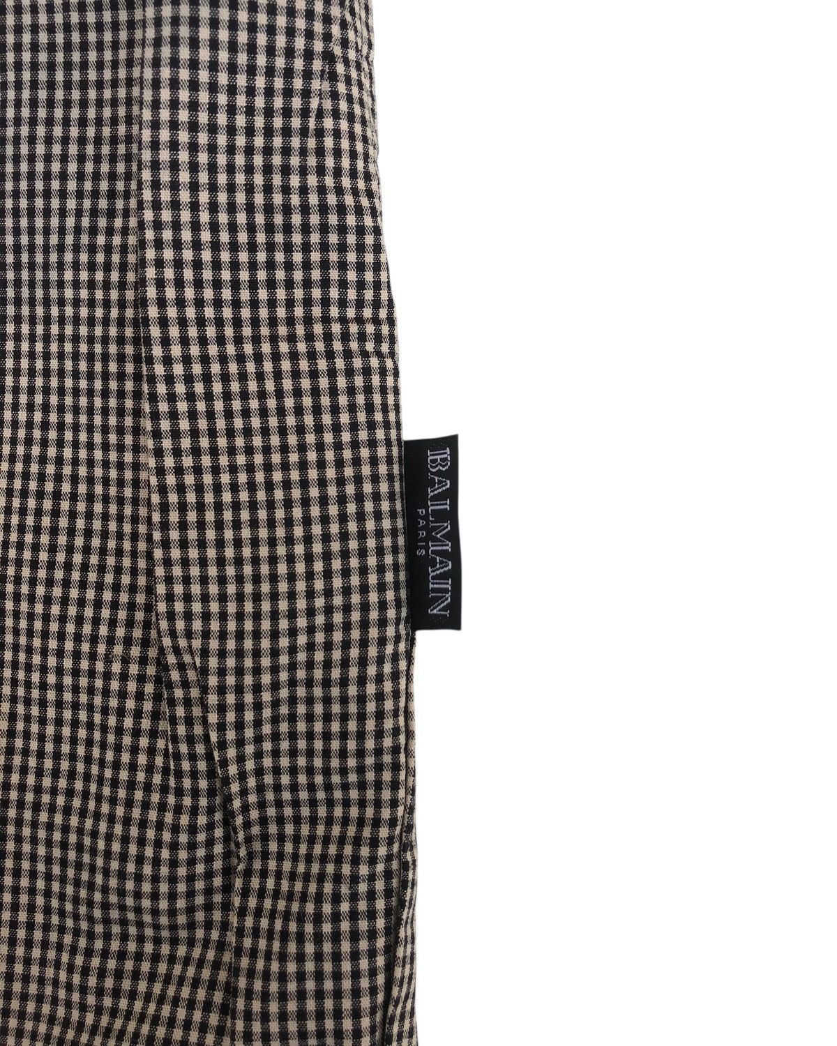 Pierre Balmain [DEADSTOCK] Pierre Balmain Cotton Check Pajamas (EZ) Pants Size US 32 / EU 48 - 4 Thumbnail