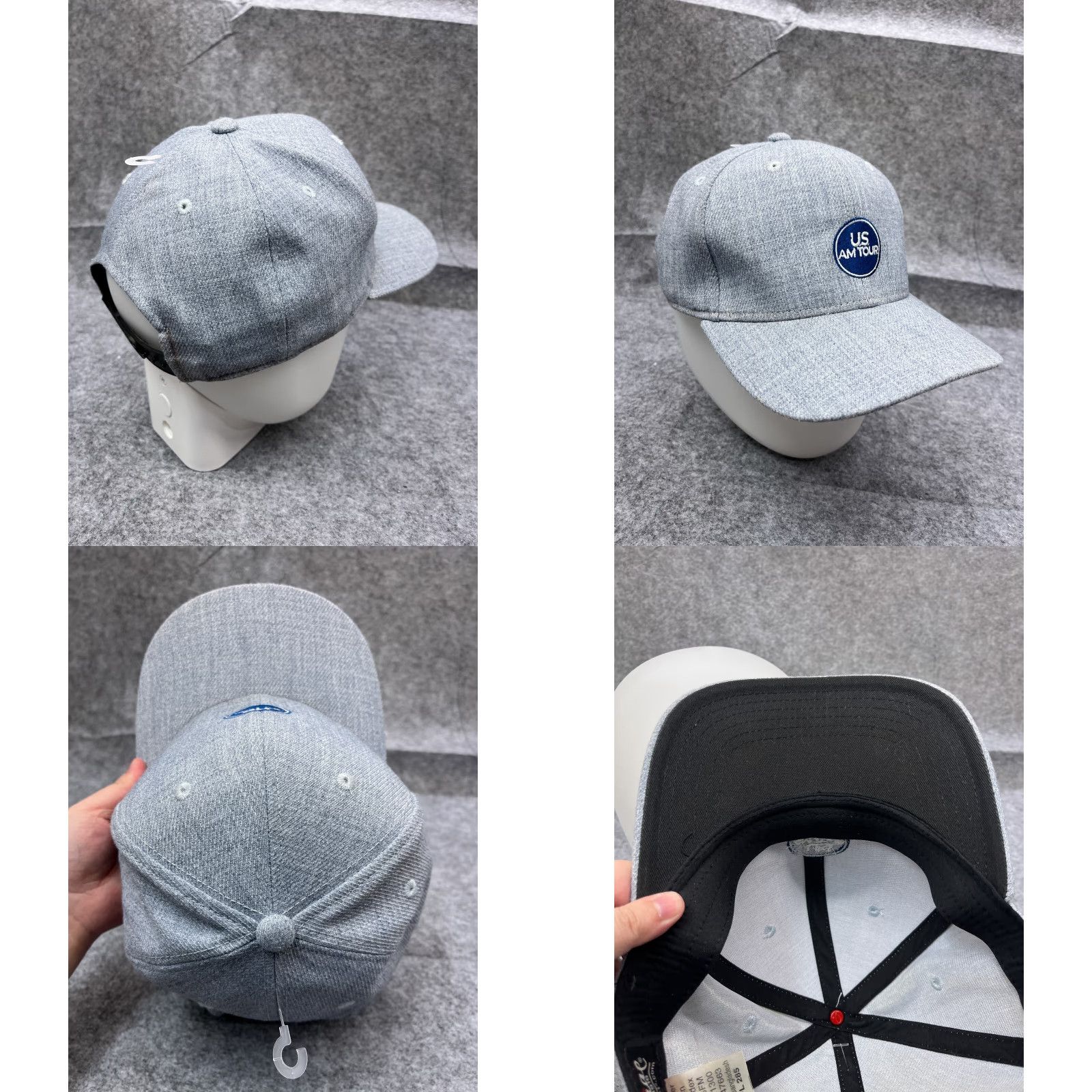 Imperial IMPERIAL US AM TOUR 2020 Founders Championship Hat Cap Snap Back Adult One Size Blue Twill Cotton Polyester Spandex Sports Baseball Mens Cap Size ONE SIZE - 8 Thumbnail