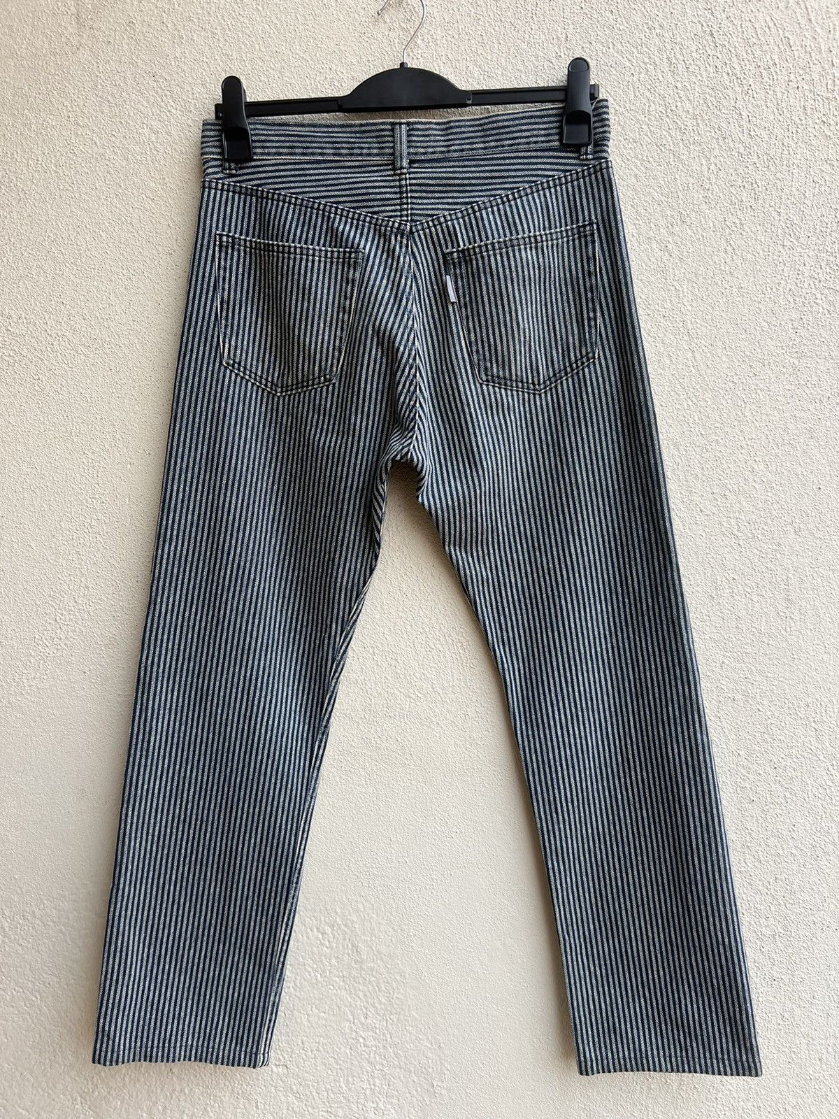 Devilock Vintage Devilock Japan Fade Striped Denim Pant Size US 30 / EU 46 - 14 Thumbnail