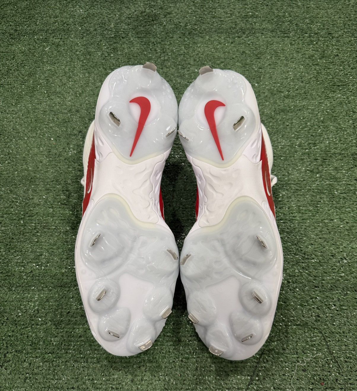 Nike Nike Alpha Huarache Elite 4 Baseball Cleats Red White Size US 14 / EU 47 - 6 Thumbnail