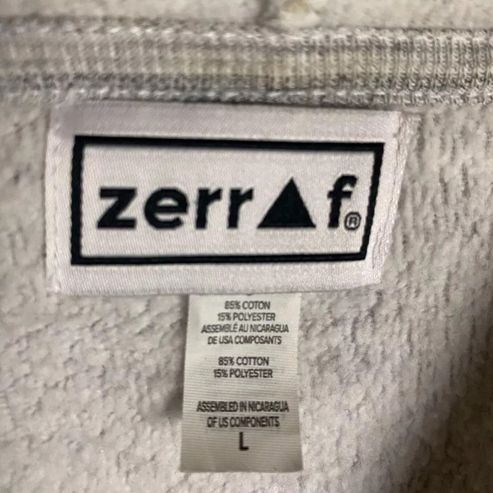 Other Zerr F Hoodie Men's Large Pullover Cotton Blend Drawstring L Size US L / EU 52-54 / 3 - 2 Thumbnail