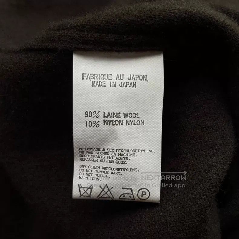 Yohji Yamamoto Yohji Yamamoto Navy Red Label Dark Green Wool Shirt Size US M / EU 48-50 / 2 - 6 Thumbnail