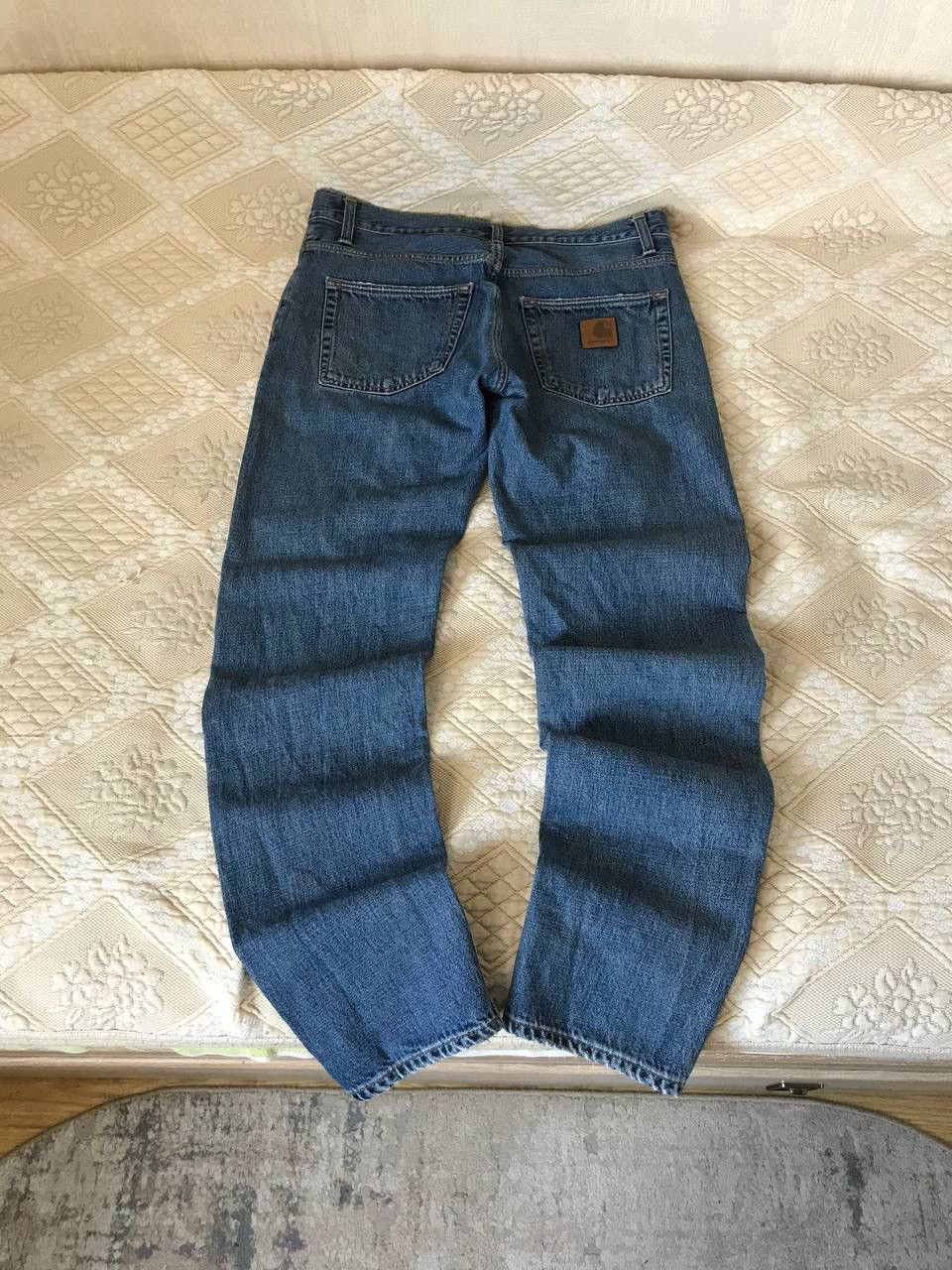 Carhartt 🔥 Carhartt WIP Vintage Logo Klondike Pant Denim Blue Jeans Size US 32 / EU 48 - 6 Thumbnail
