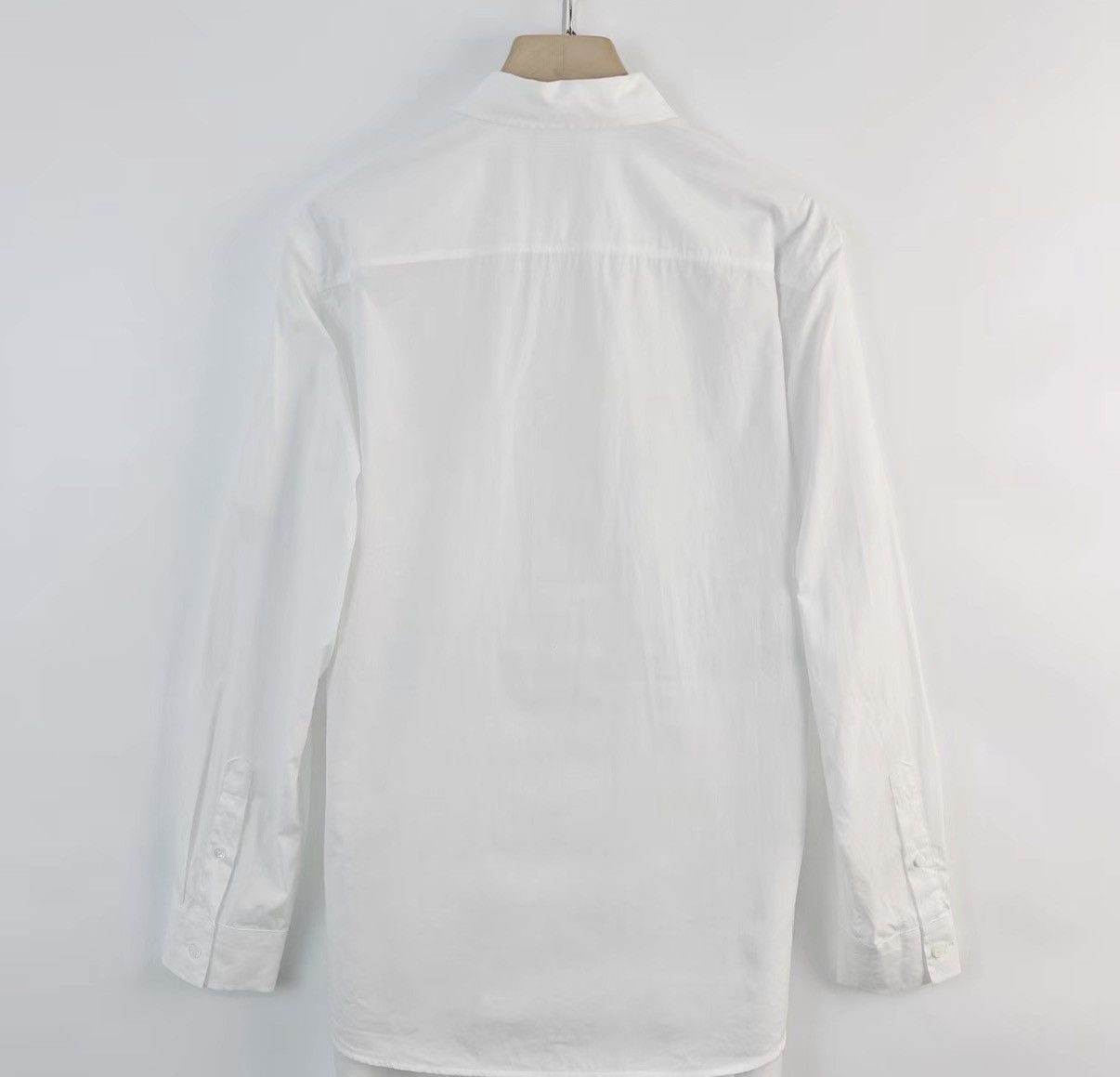 Burberry Burberry Logo Patch Single-Breasted Long Sleeve Shirt K12 Size US M / EU 48-50 / 2 - 2 Thumbnail