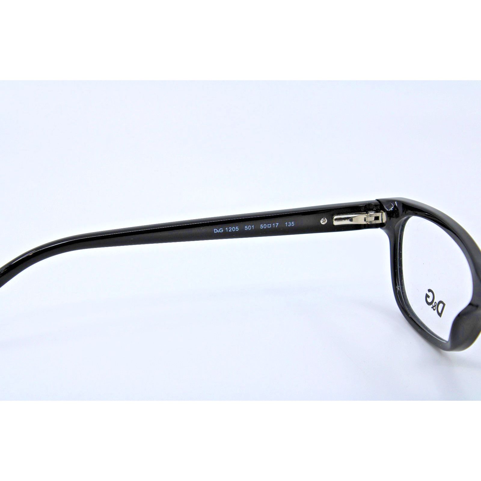 Dolce & Gabbana New Dolce & Gabbana D&G 1205 501 50-17-135 Black Frames Size ONE SIZE - 4 Thumbnail