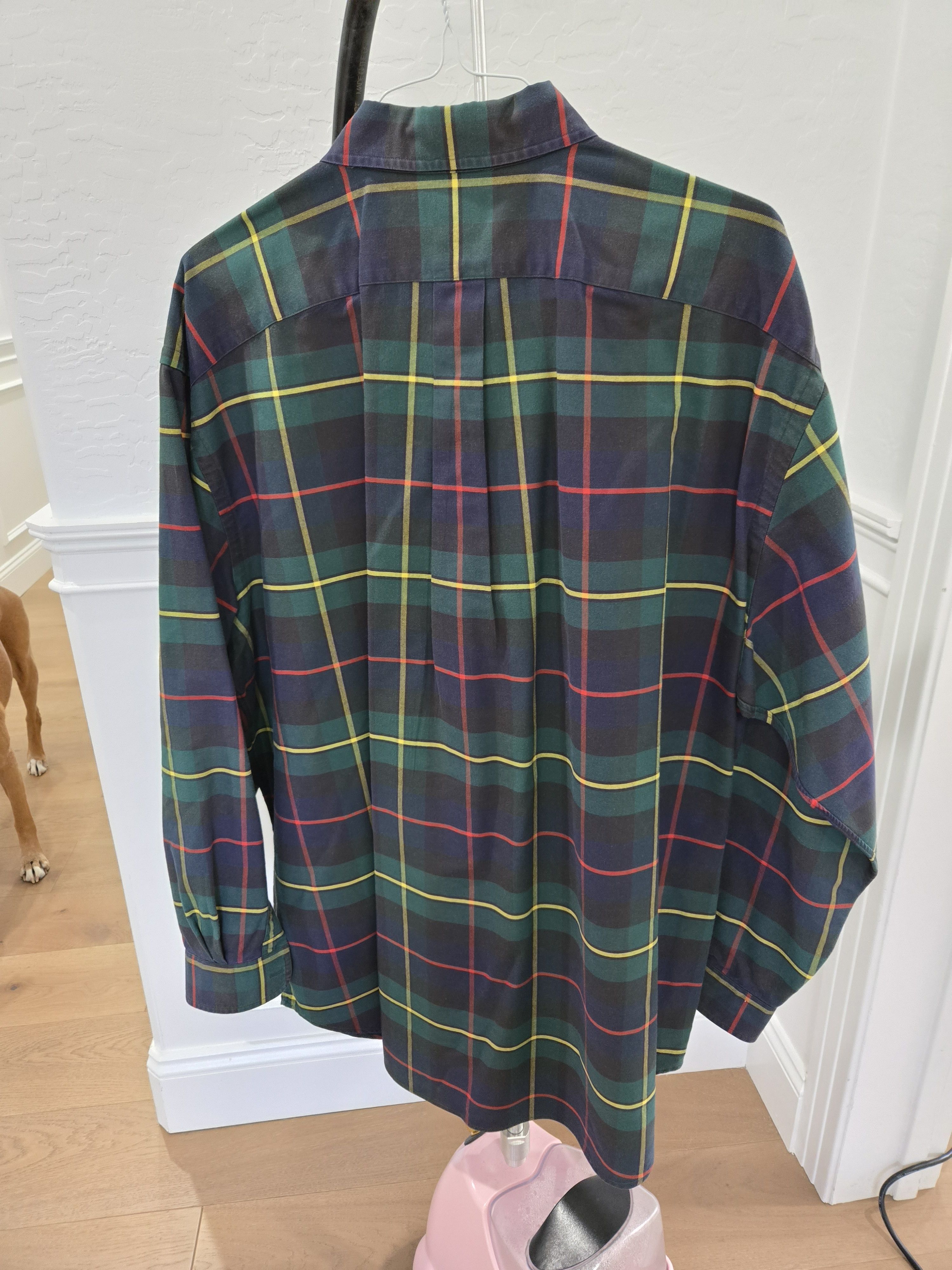 Polo Ralph Lauren Men's 2XLT Tall Ralph Lauren plaid button down shirt Size US XXL / EU 58 / 5 - 6 Thumbnail