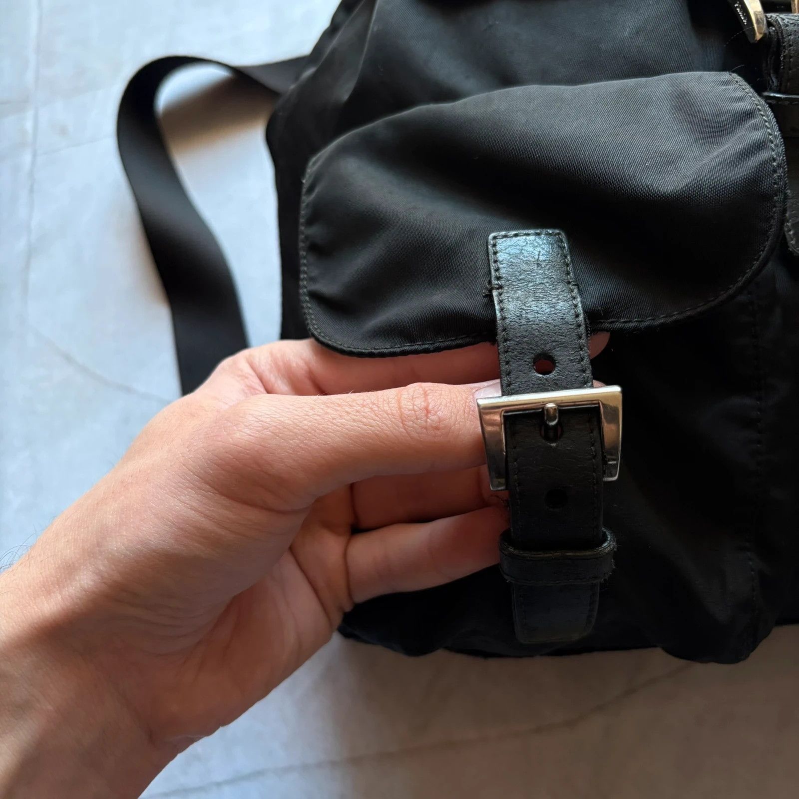 Prada vintage SS1999 Prada backpack bag Nylon Y2K era Tom Ford Size ONE SIZE - 8 Thumbnail