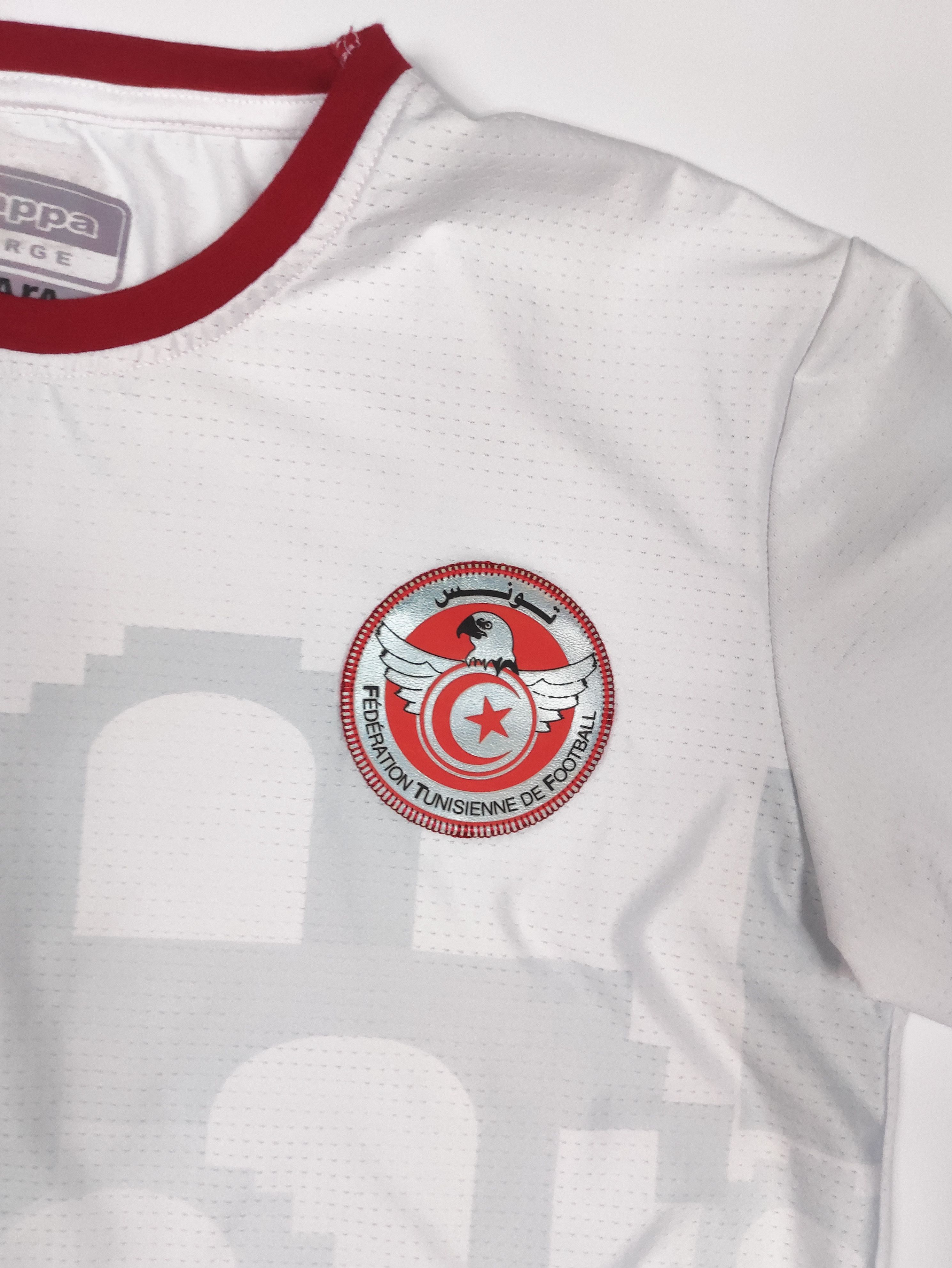 Kappa Tunisia 2020 2021 Kappa Home Shirt Kit Jersey Size US L / EU 52-54 / 3 - 6 Thumbnail