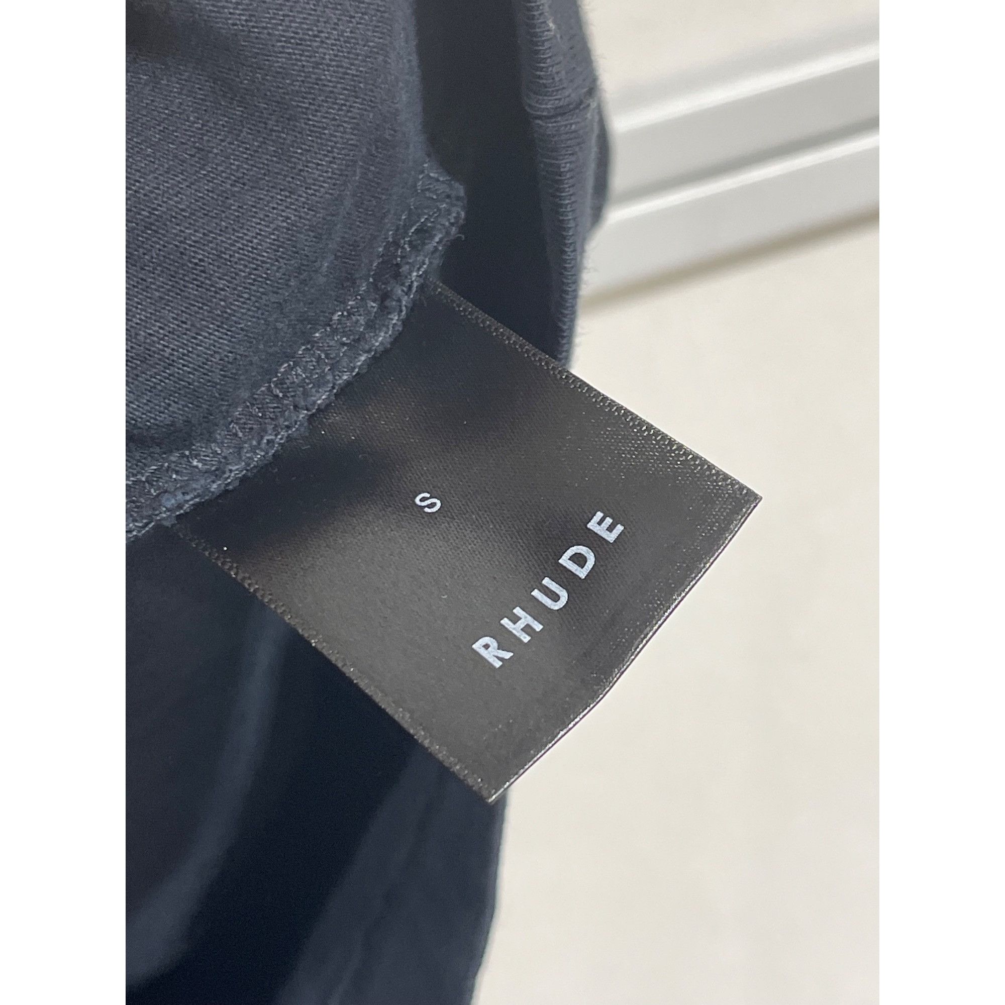 Rhude NEW RHUDE RACING CREST BLACK TEE SZ SMALL Size US S / EU 44-46 / 1 - 4 Thumbnail