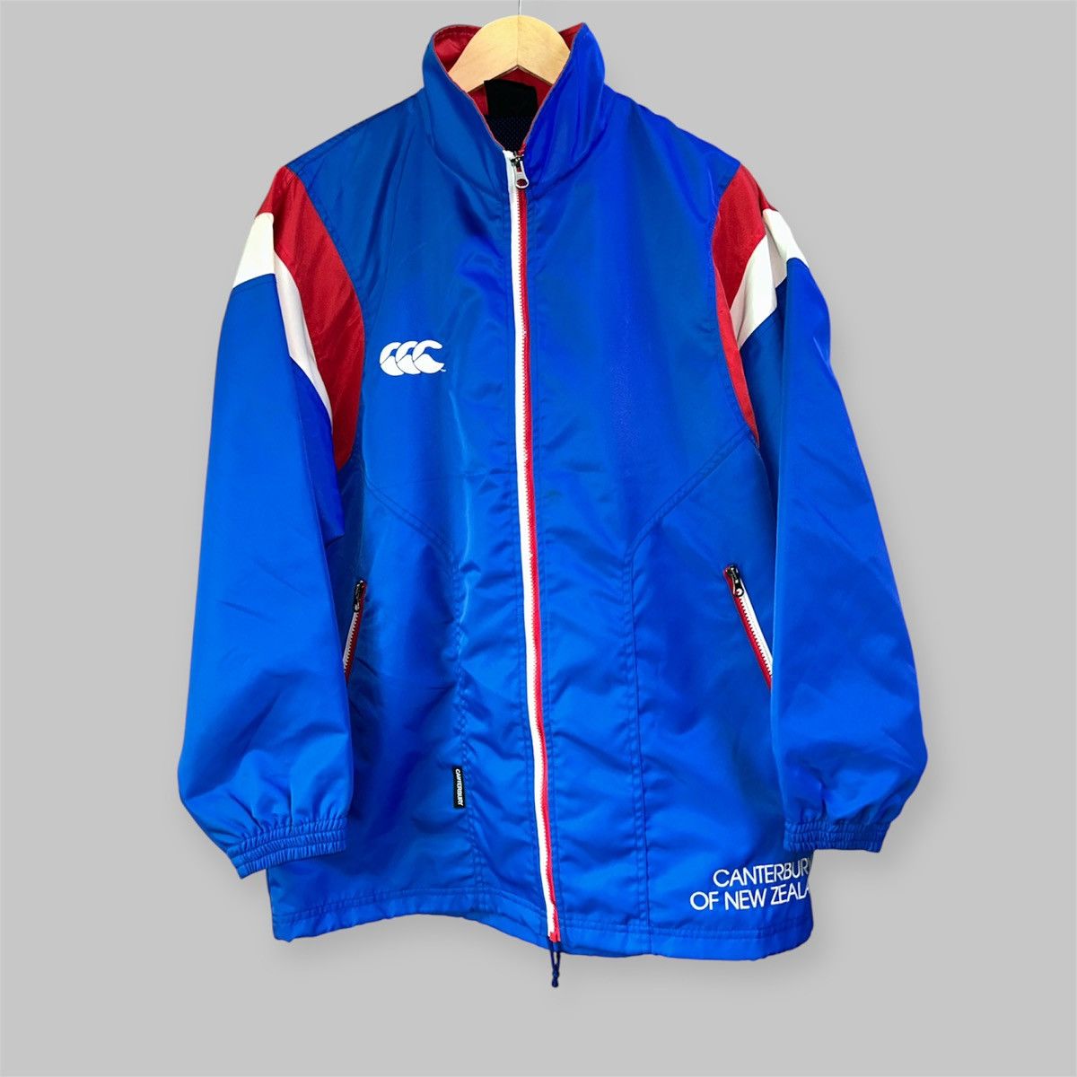 Canterbury of New Zealand Rugby Windbreaker Jacket Size US L / EU 52-54 / 3 - 2 Thumbnail